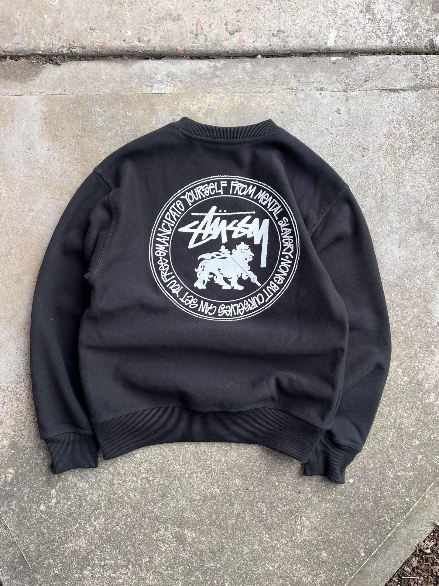 (S/M) Stussy Lion Crewneck