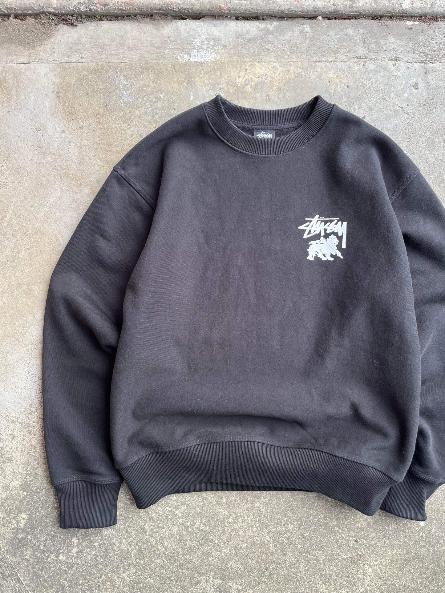 (S/M) Stussy Lion Crewneck