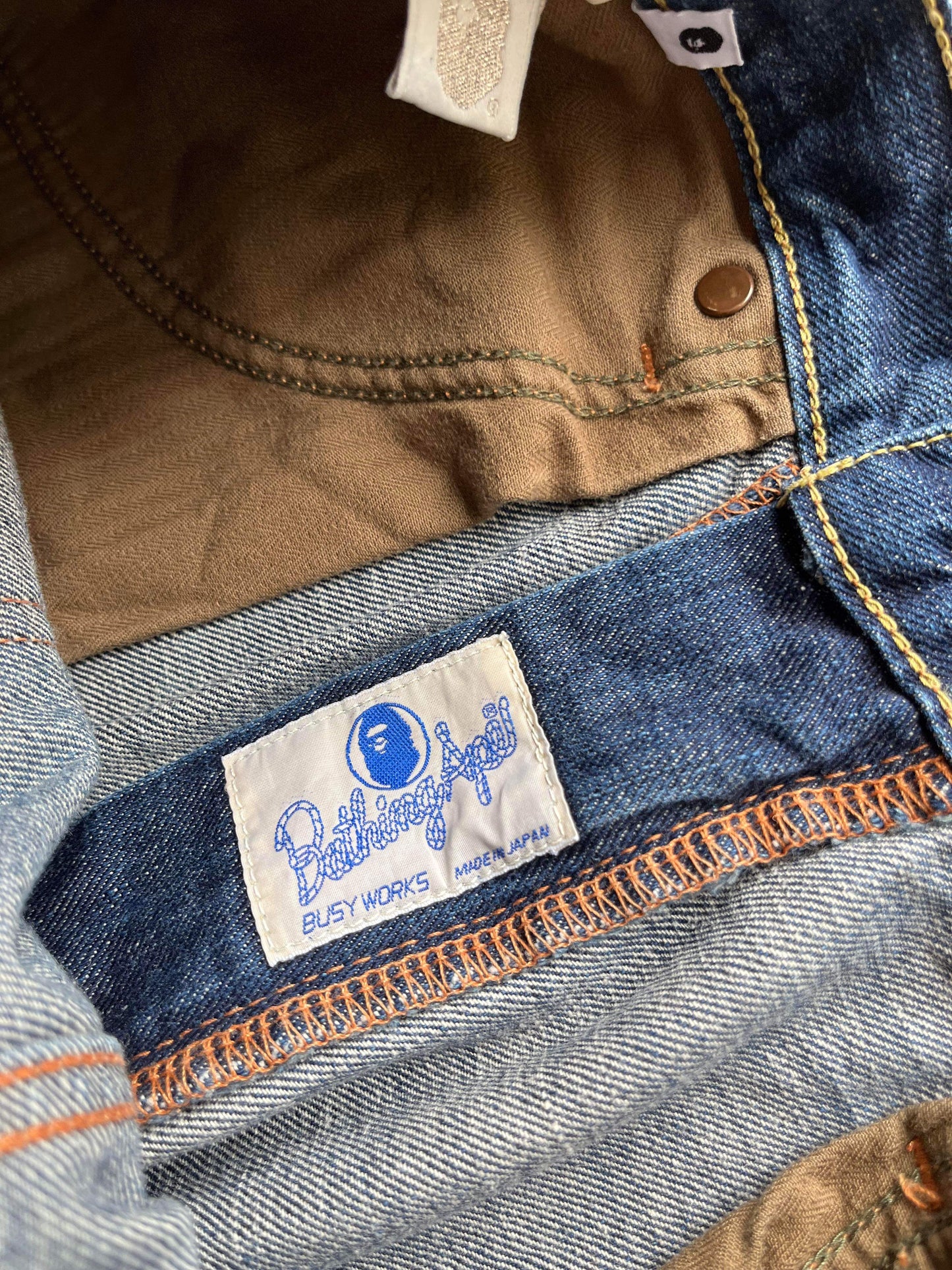 (32”) OG Bape Made in Japan Denim Jeans