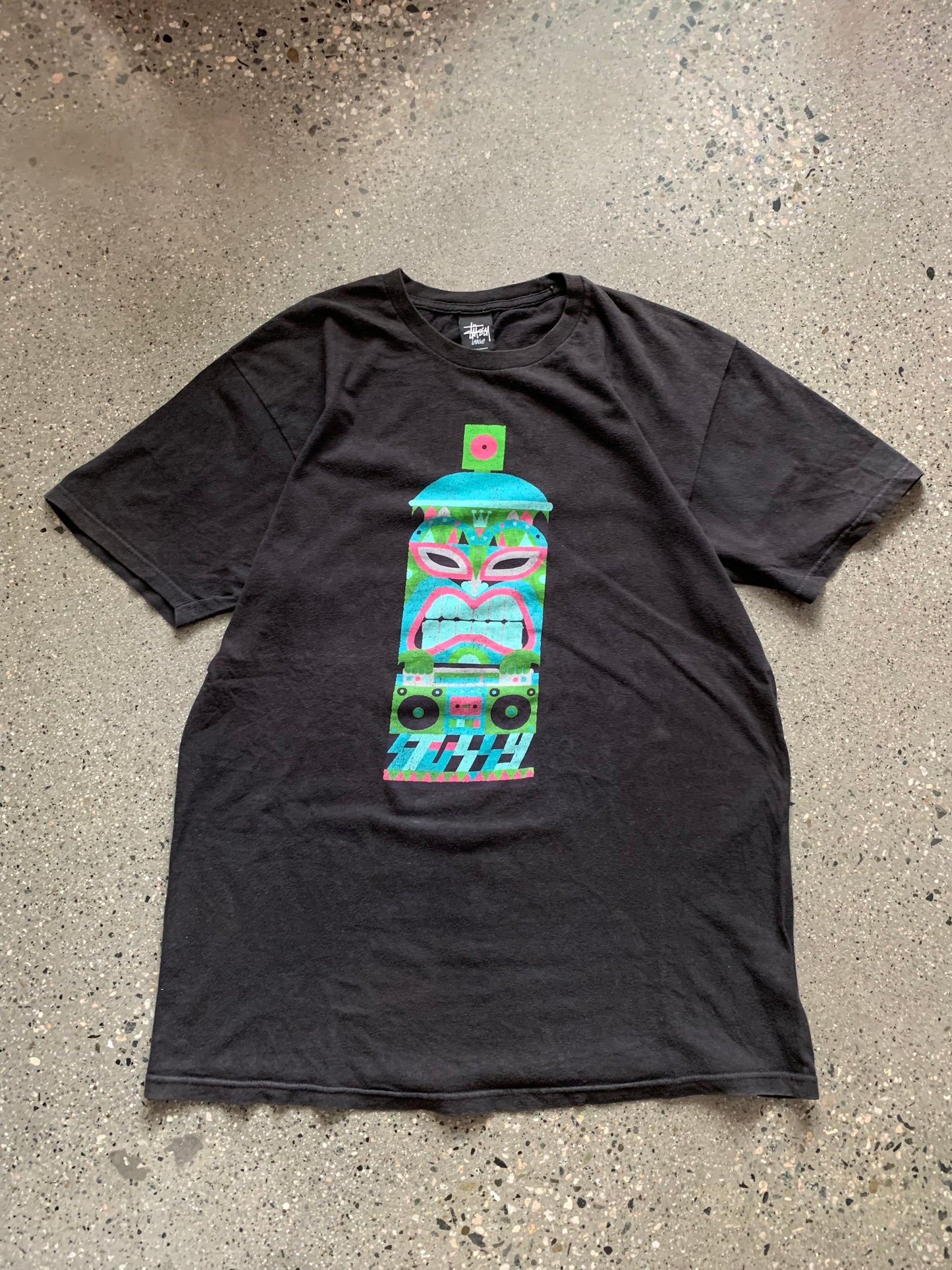 (L) Stussy Spray Can Tee