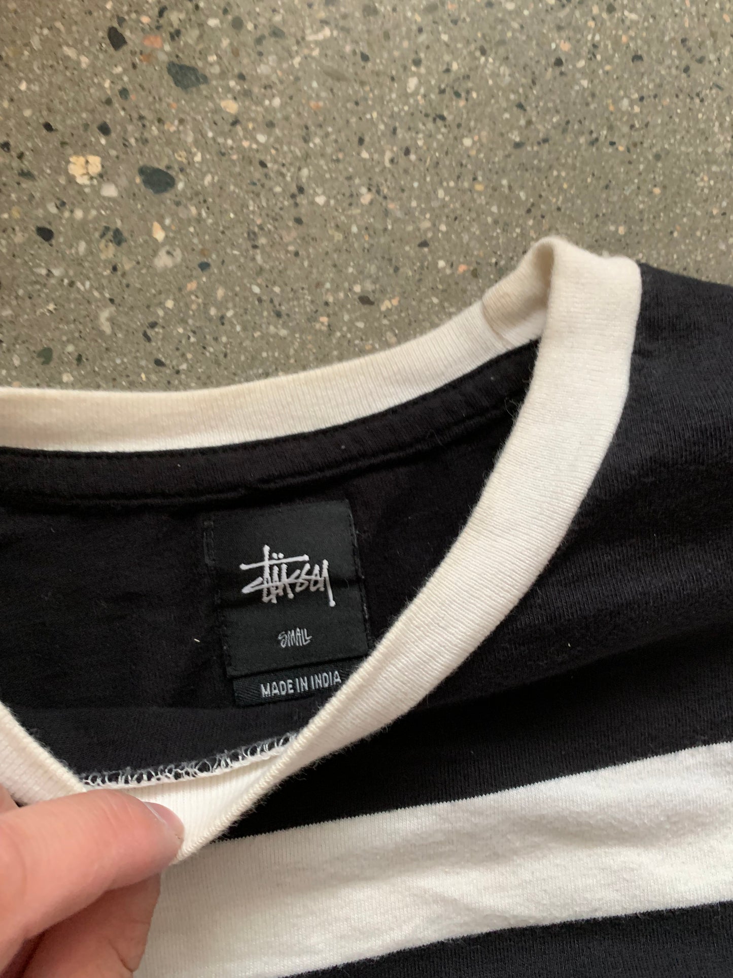 (S) Stussy Striped LS