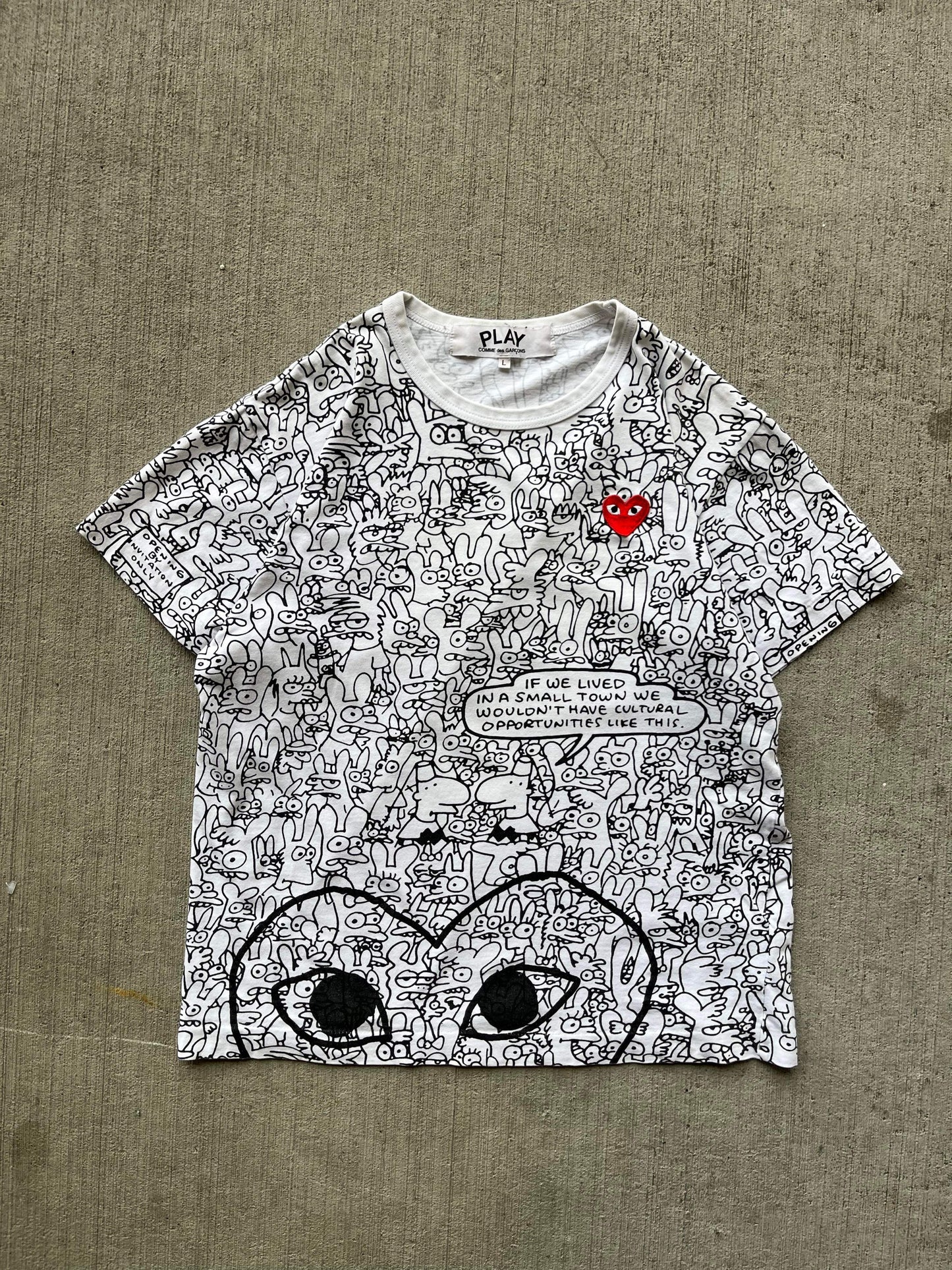 (S/M) CDG PLAY x Simpsons Matt Groening