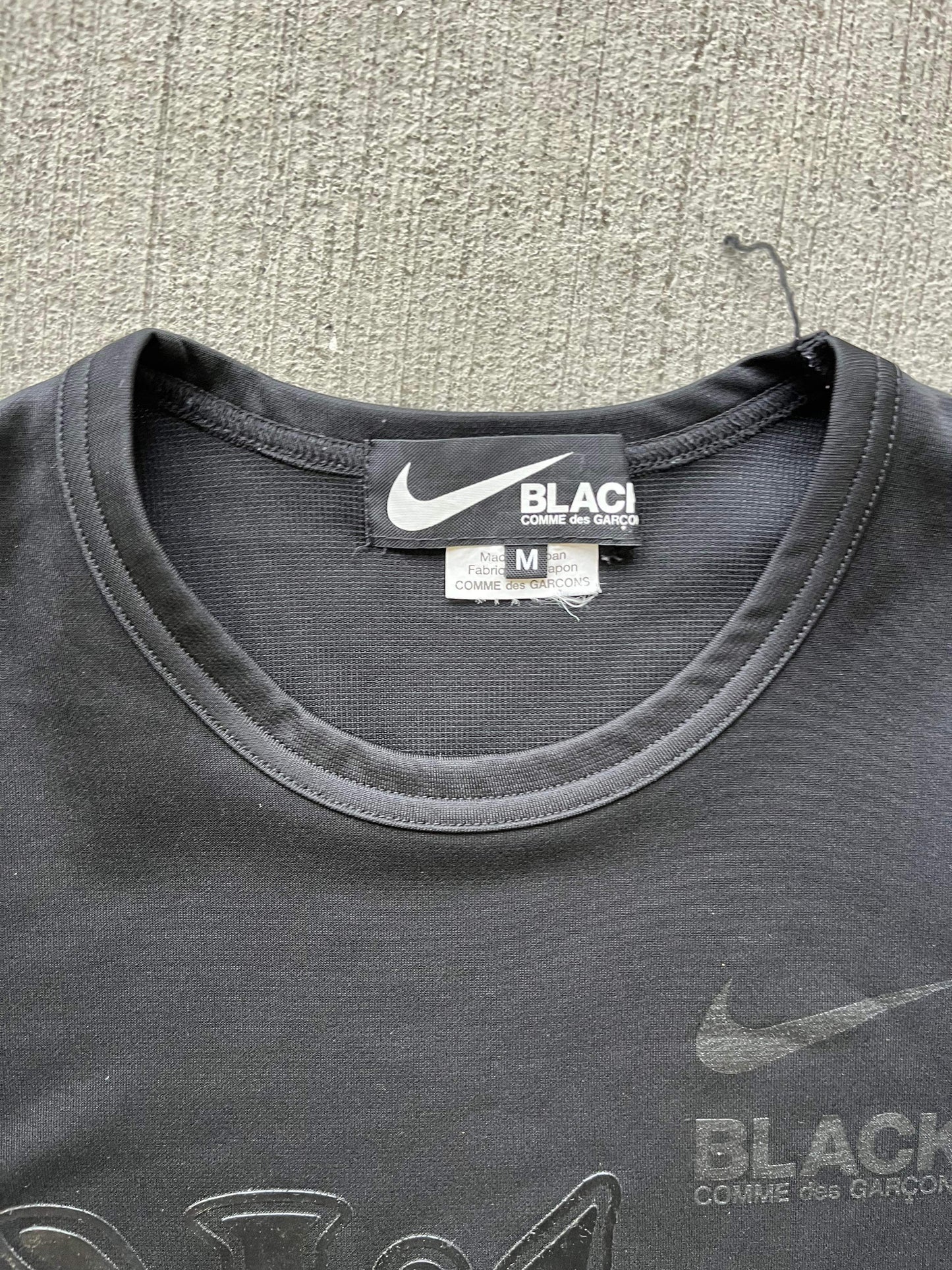 (S/M) CDG Black x Nike Tee