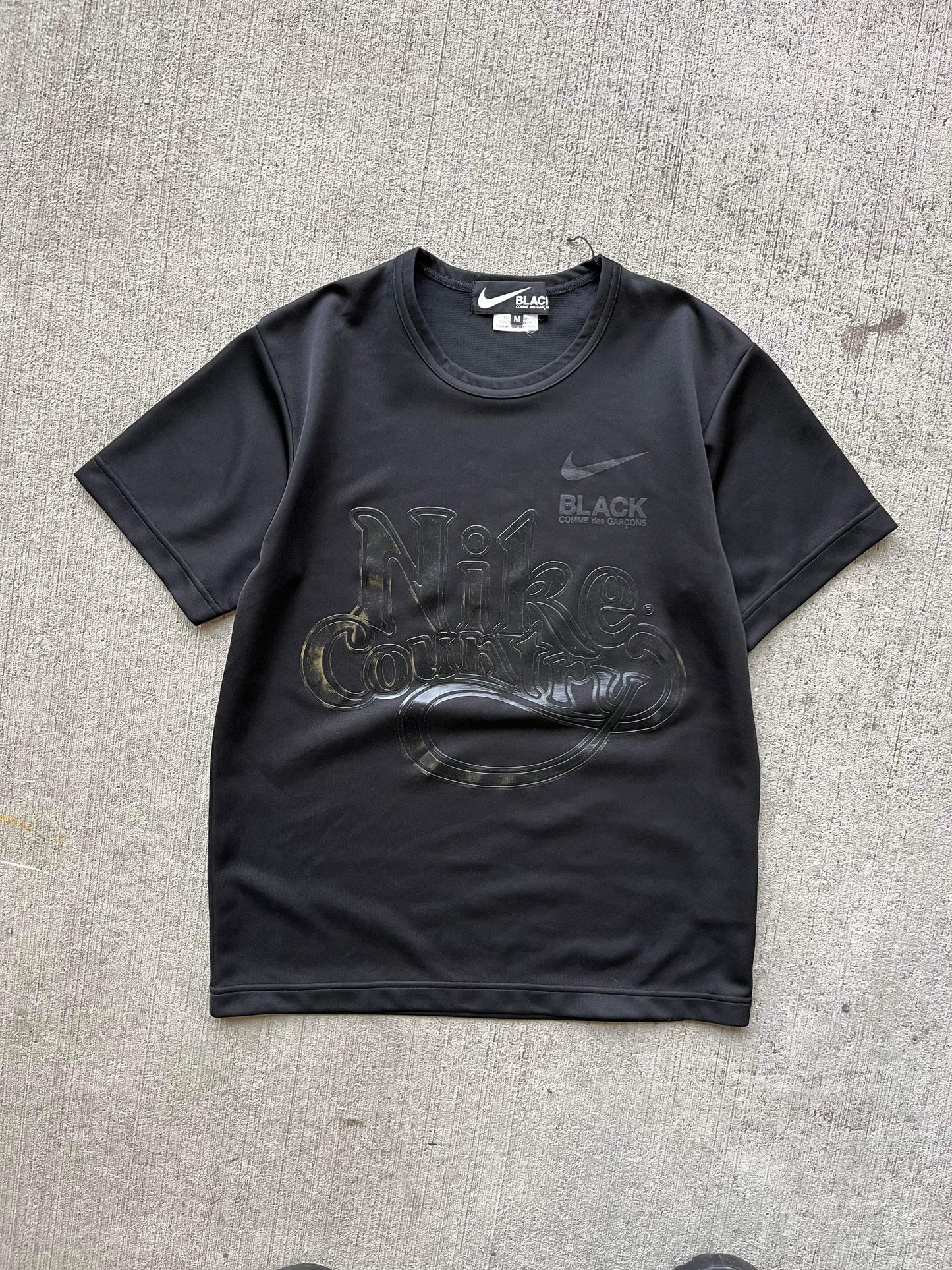 (S/M) CDG Black x Nike Tee