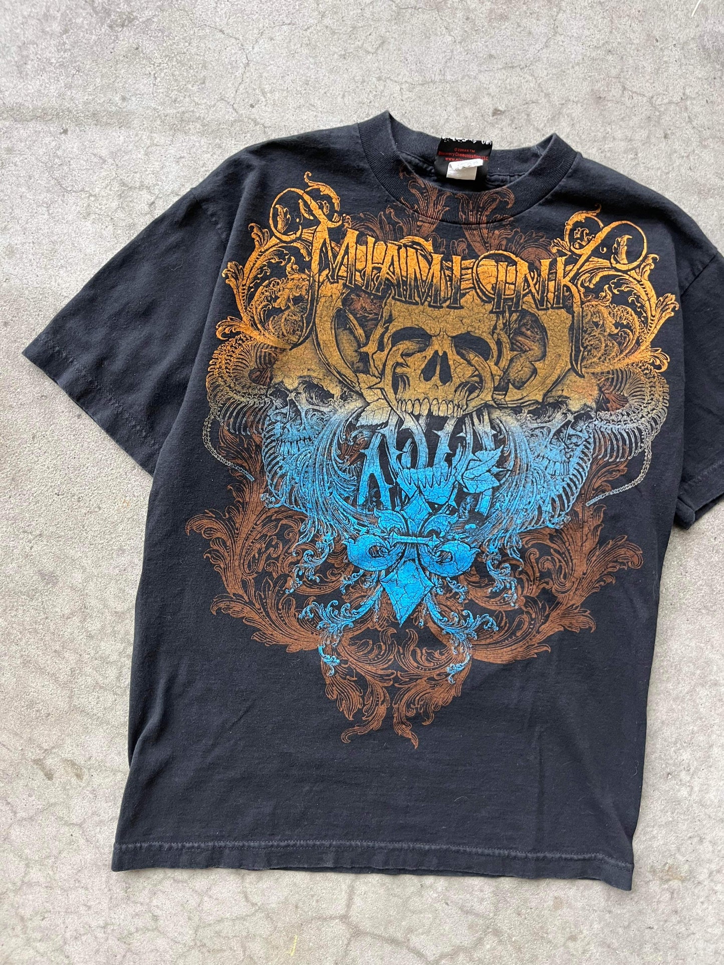 (M) Y2K Miami Ink Skull Tee