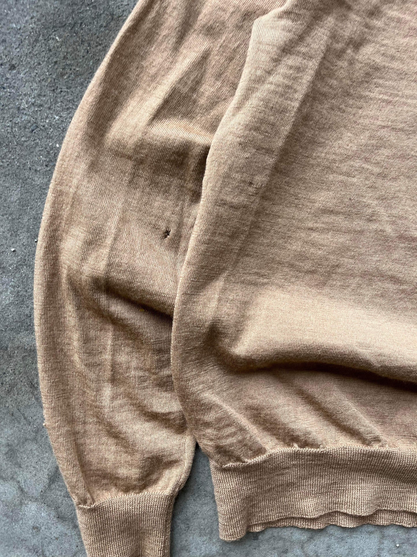 (S) Burberry Merino Wool Cafe Color Knit