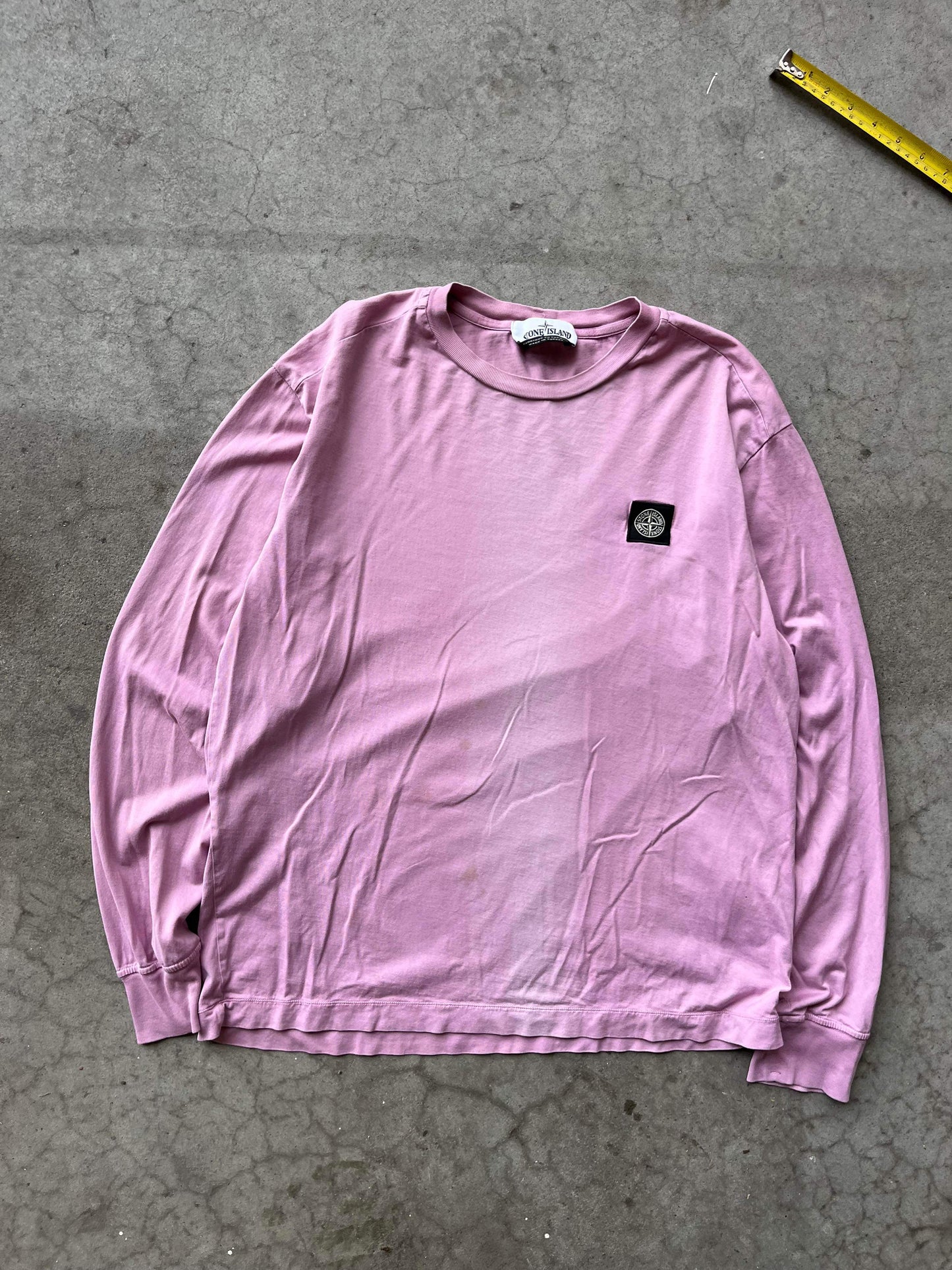 (M) Stone Island Pink LS