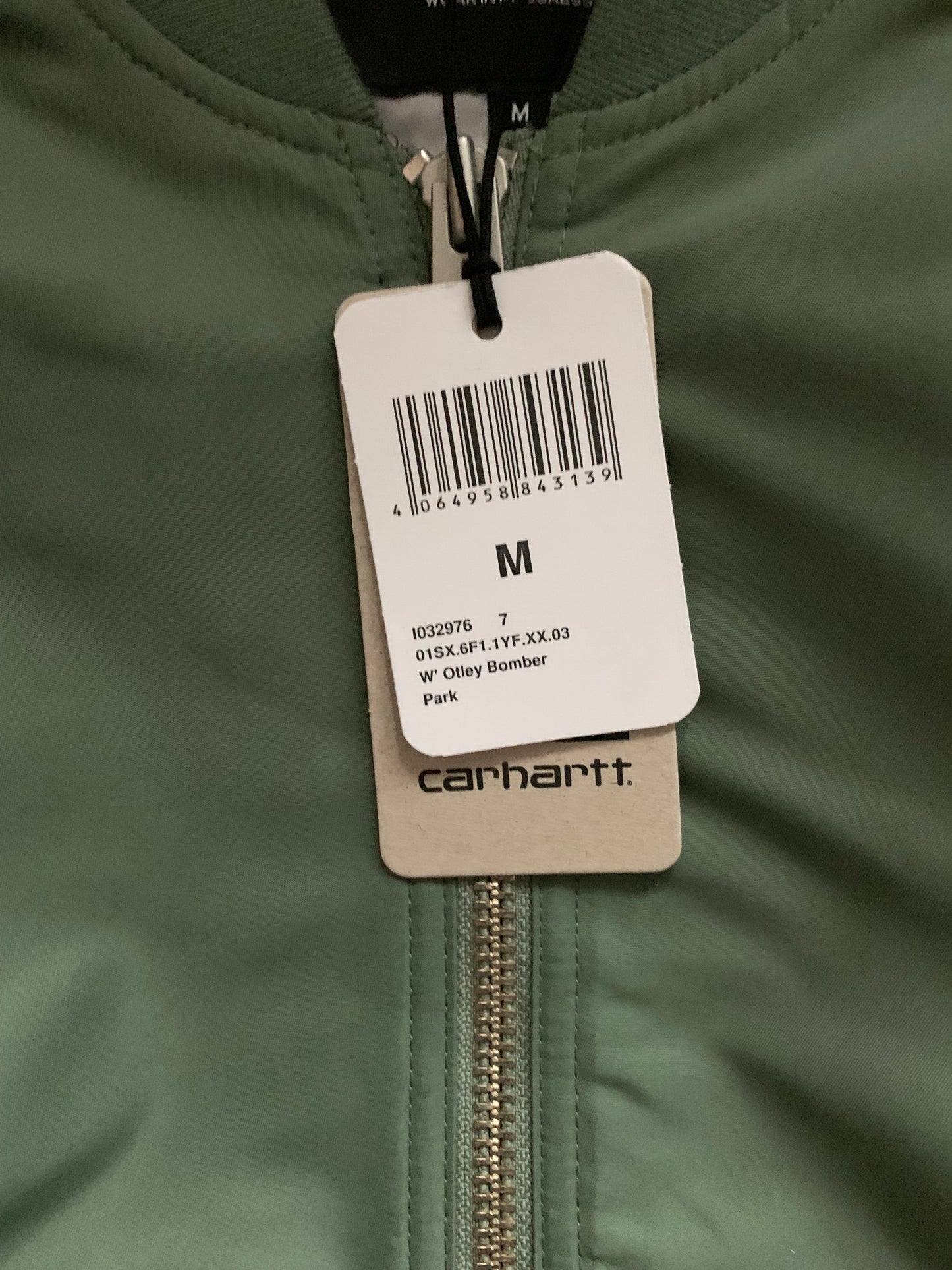 (M) BNWT Carhartt WIP Otley Aviator Bomber Sage