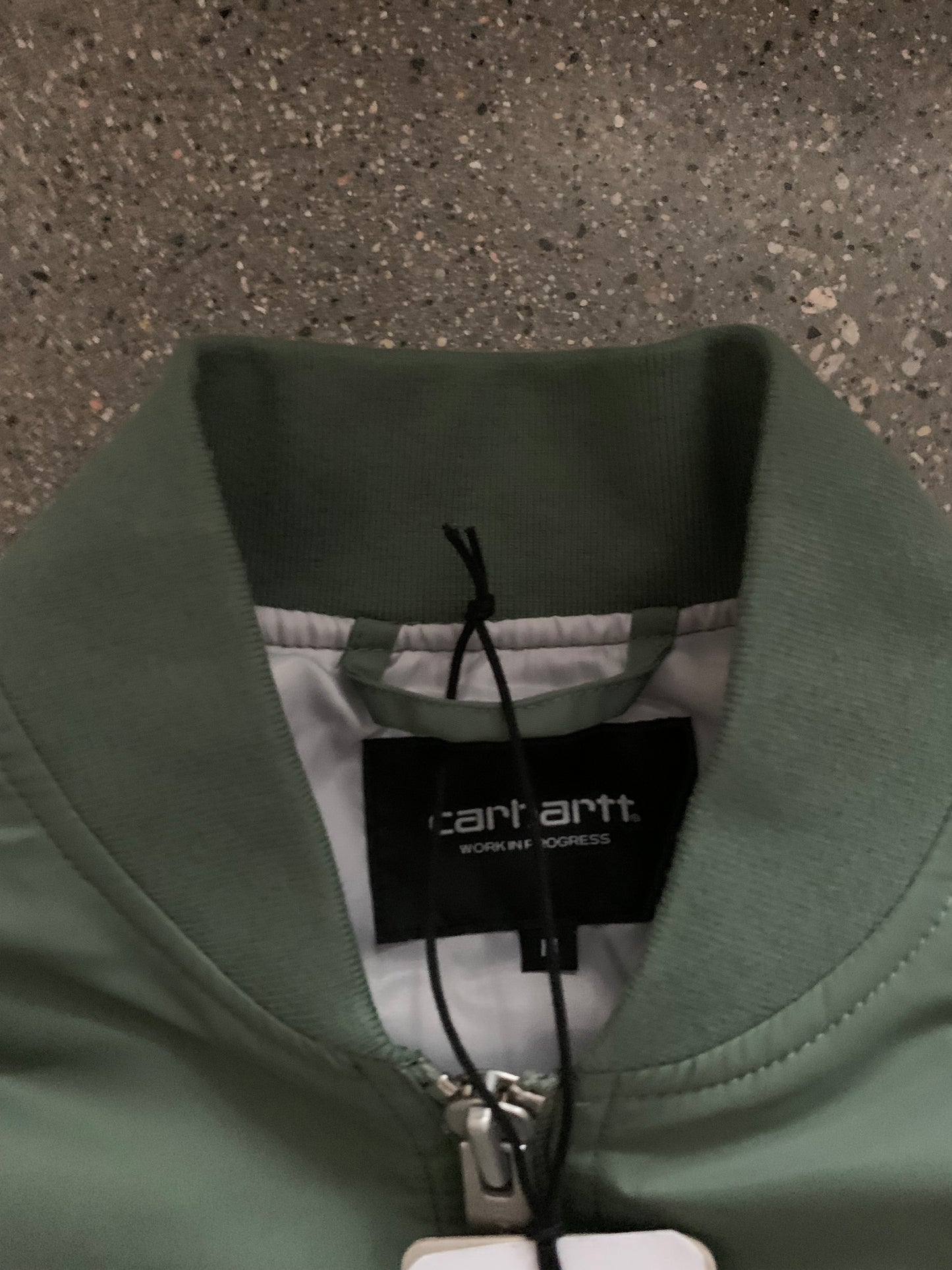 (M) BNWT Carhartt WIP Otley Aviator Bomber Sage