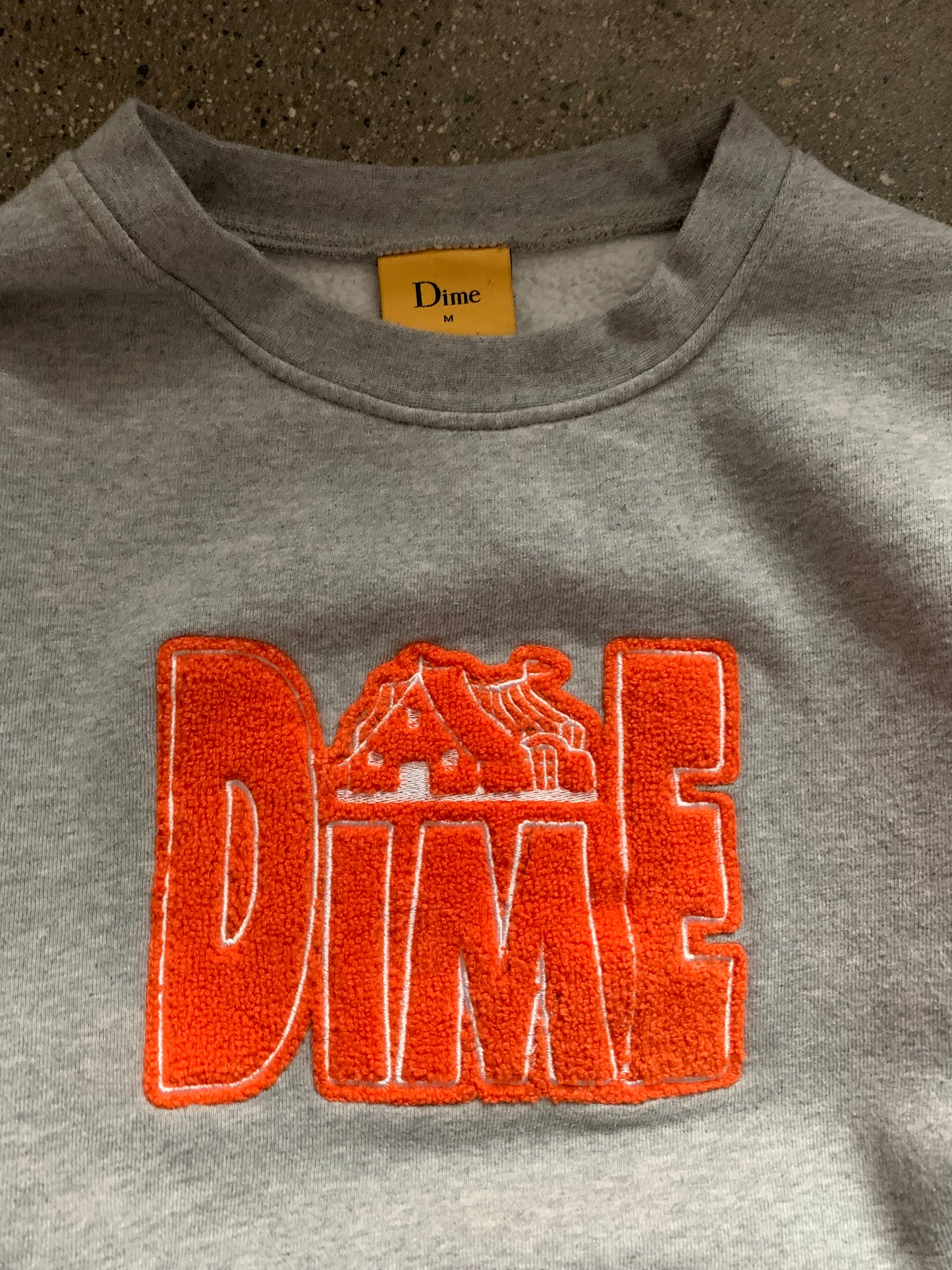 (S/M) Dime Script Crewneck