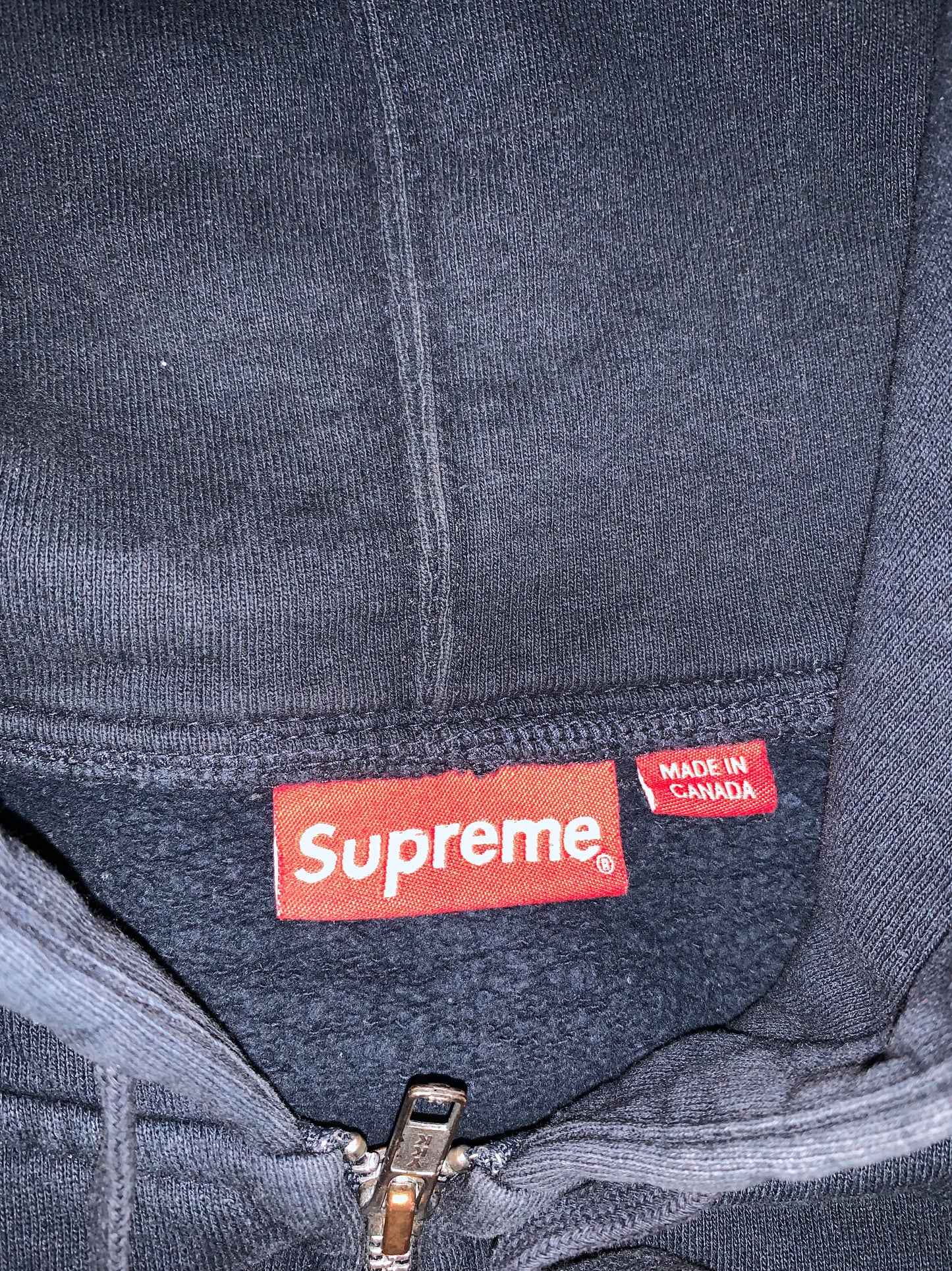 (L) Supreme Zip Up Hoodie