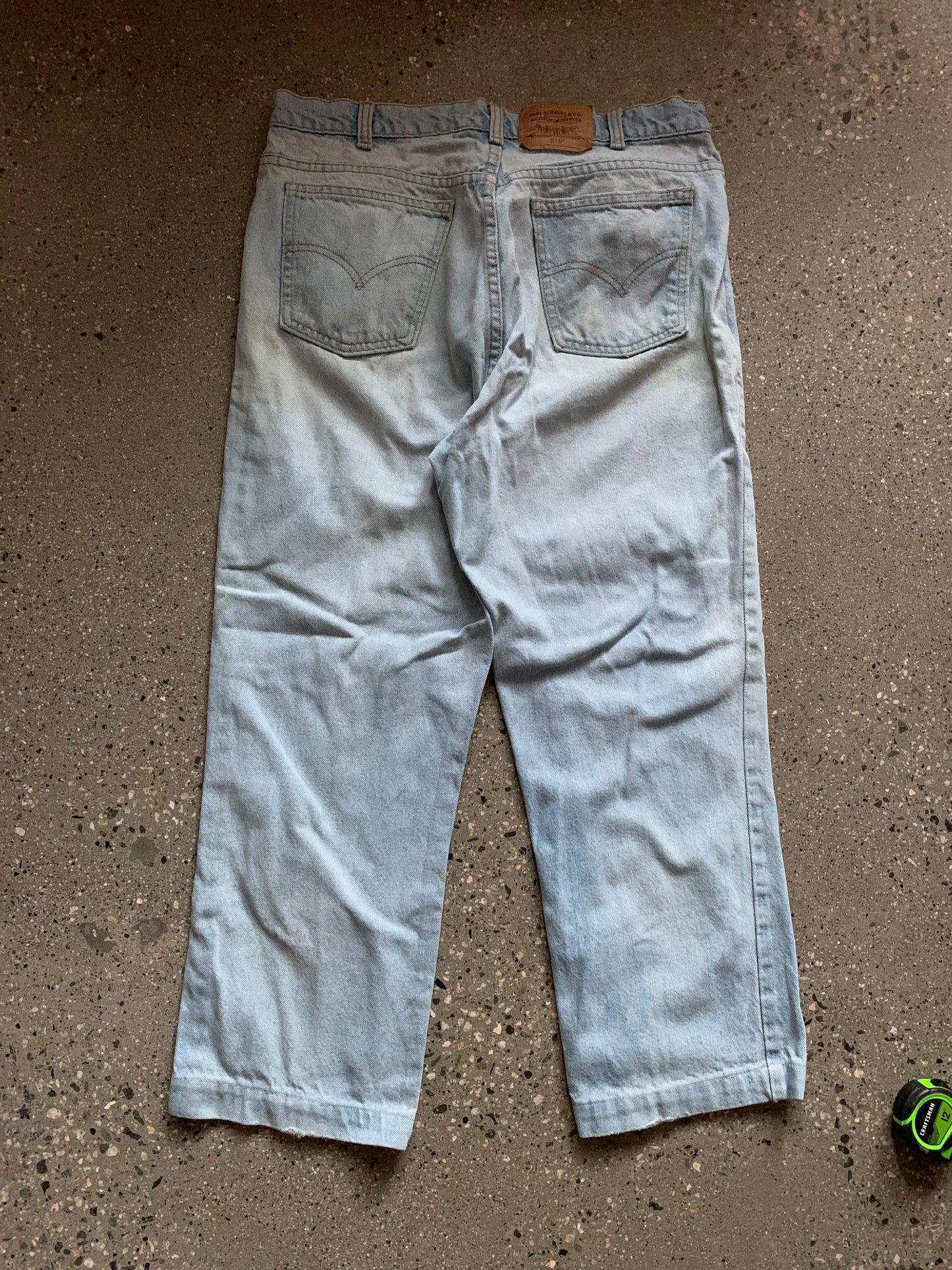 (36”) 90’s Sky Blue Levi Orange Tabs