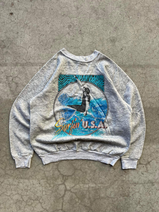 (xs/s) 80s/90s Surfin USA Crewneck