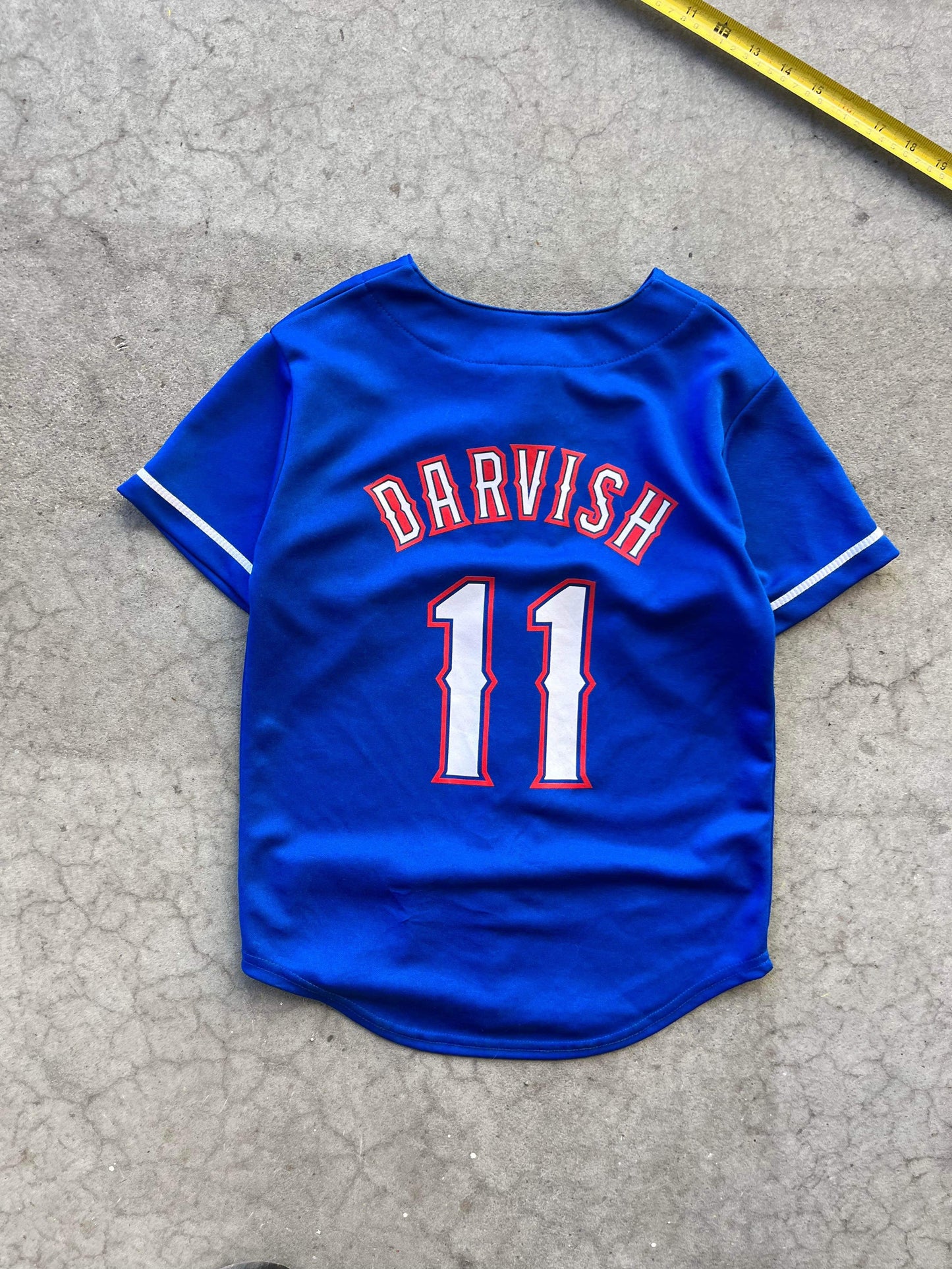 (XXS) Texas Rangers MLB Jersey Baby Tee Style