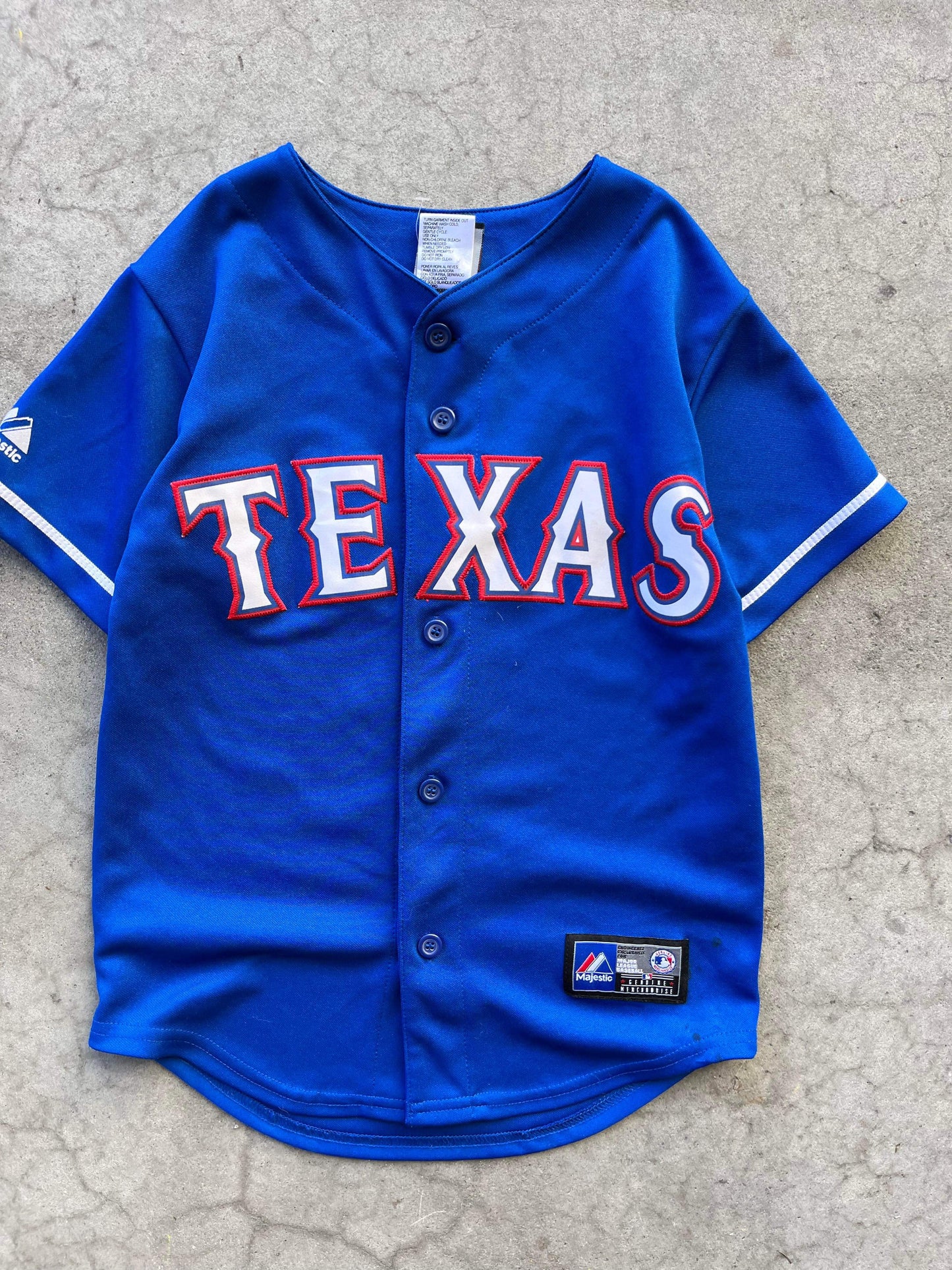 (XXS) Texas Rangers MLB Jersey Baby Tee Style
