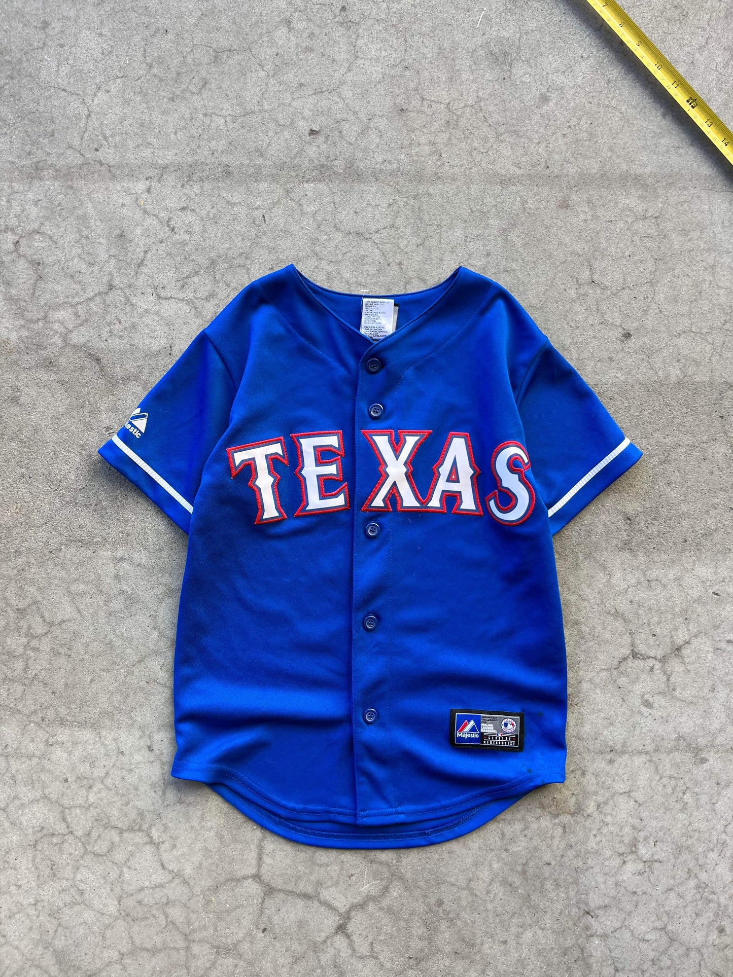 (XXS) Texas Rangers MLB Jersey Baby Tee Style