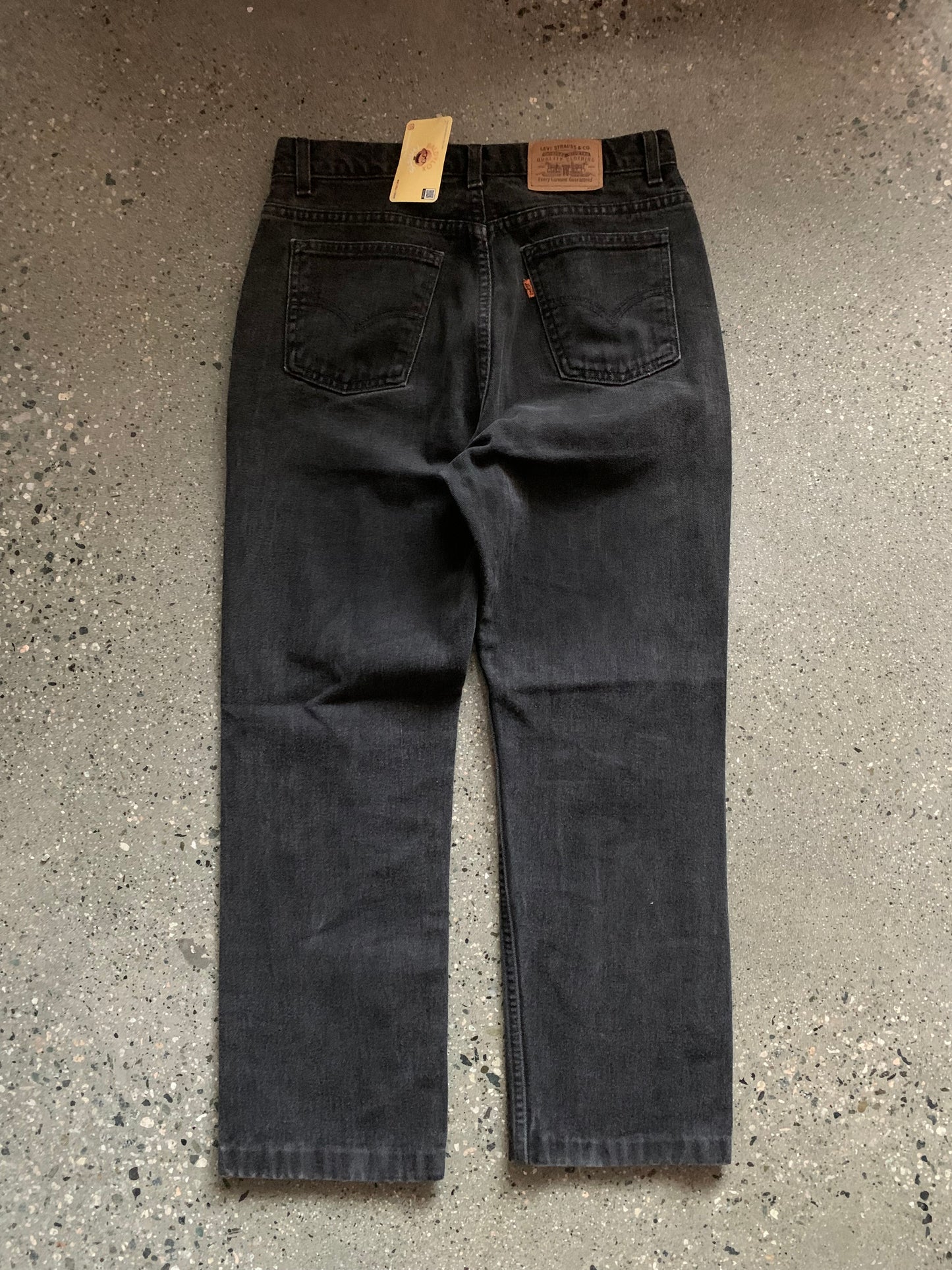 (31”) 90’s Levis Orange Tab Black Denim