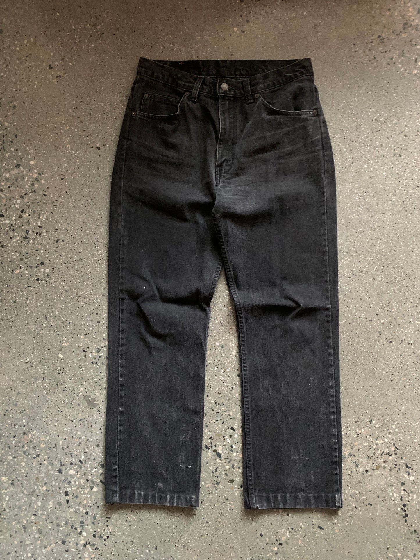 (31”) 90’s Levis Orange Tab Black Denim