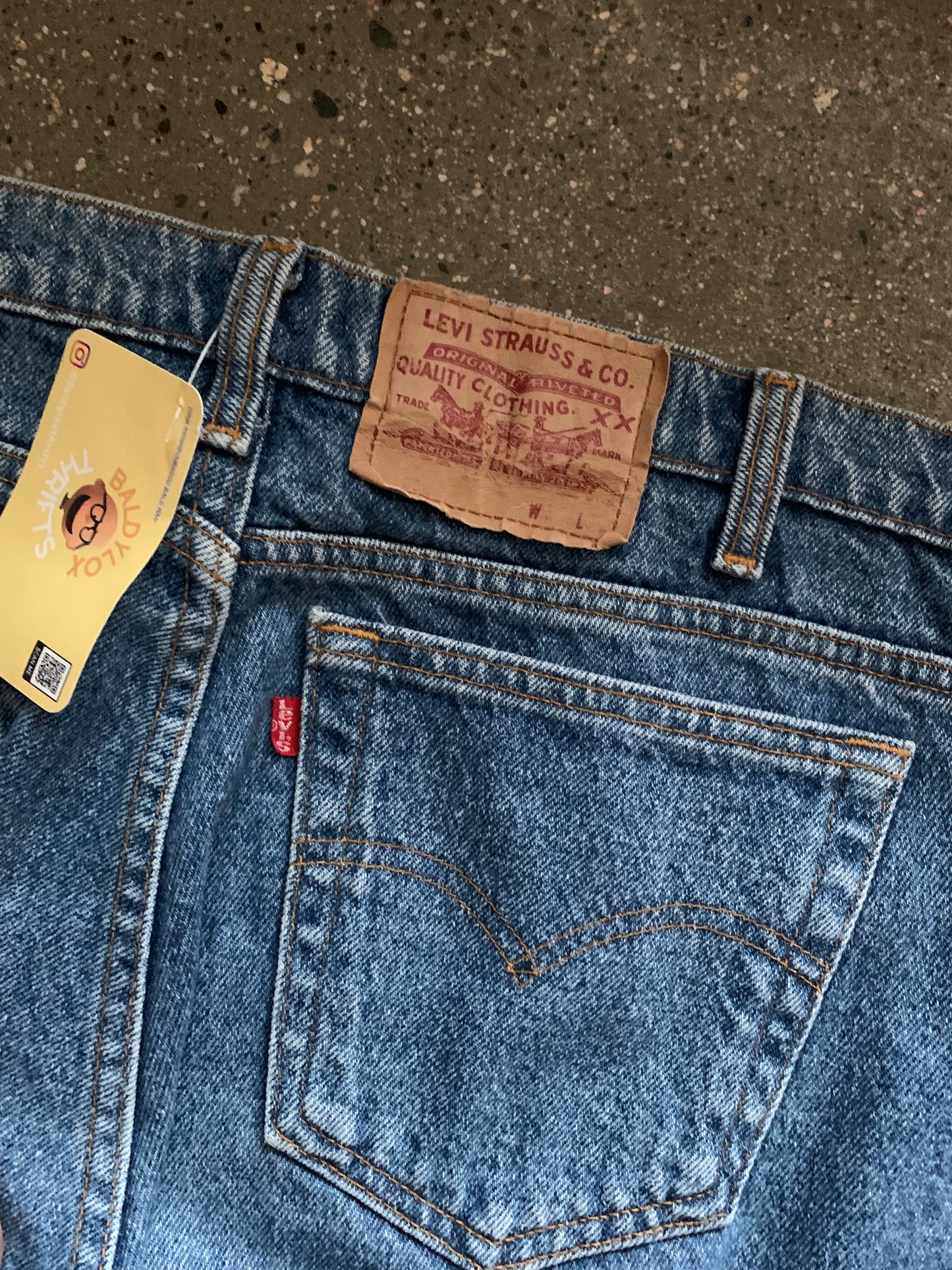 (36”) 80’s Levis Red Tab Denim