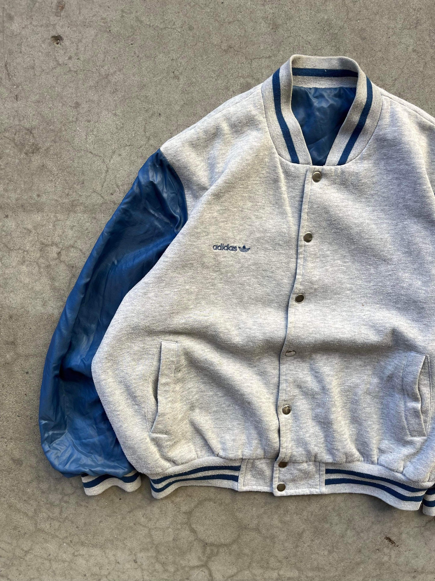 (S/M) Vintage Adidas Varsity Bomber