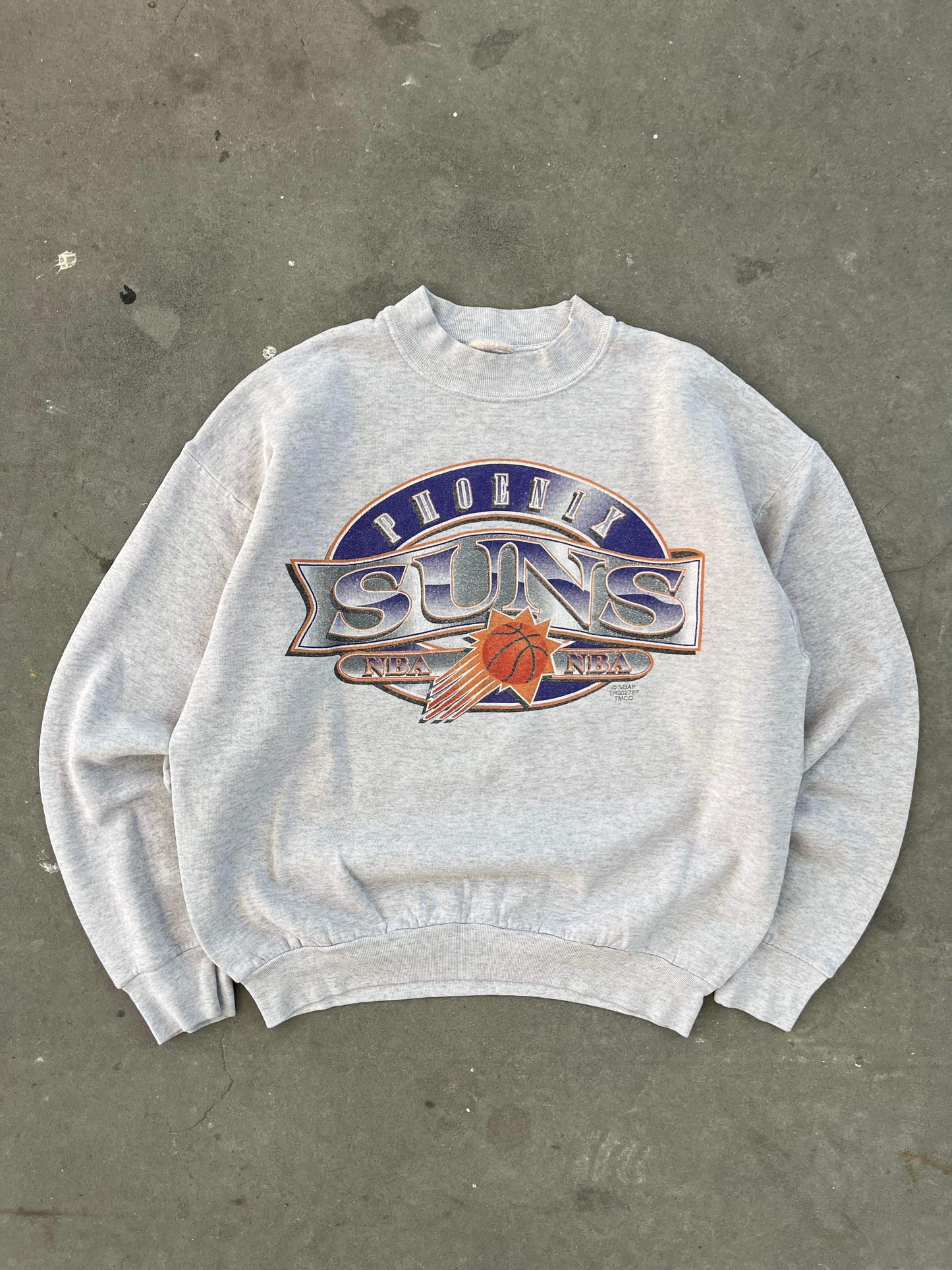 (S) 90’s Distressed Phoenix Suns NBA Crewneck