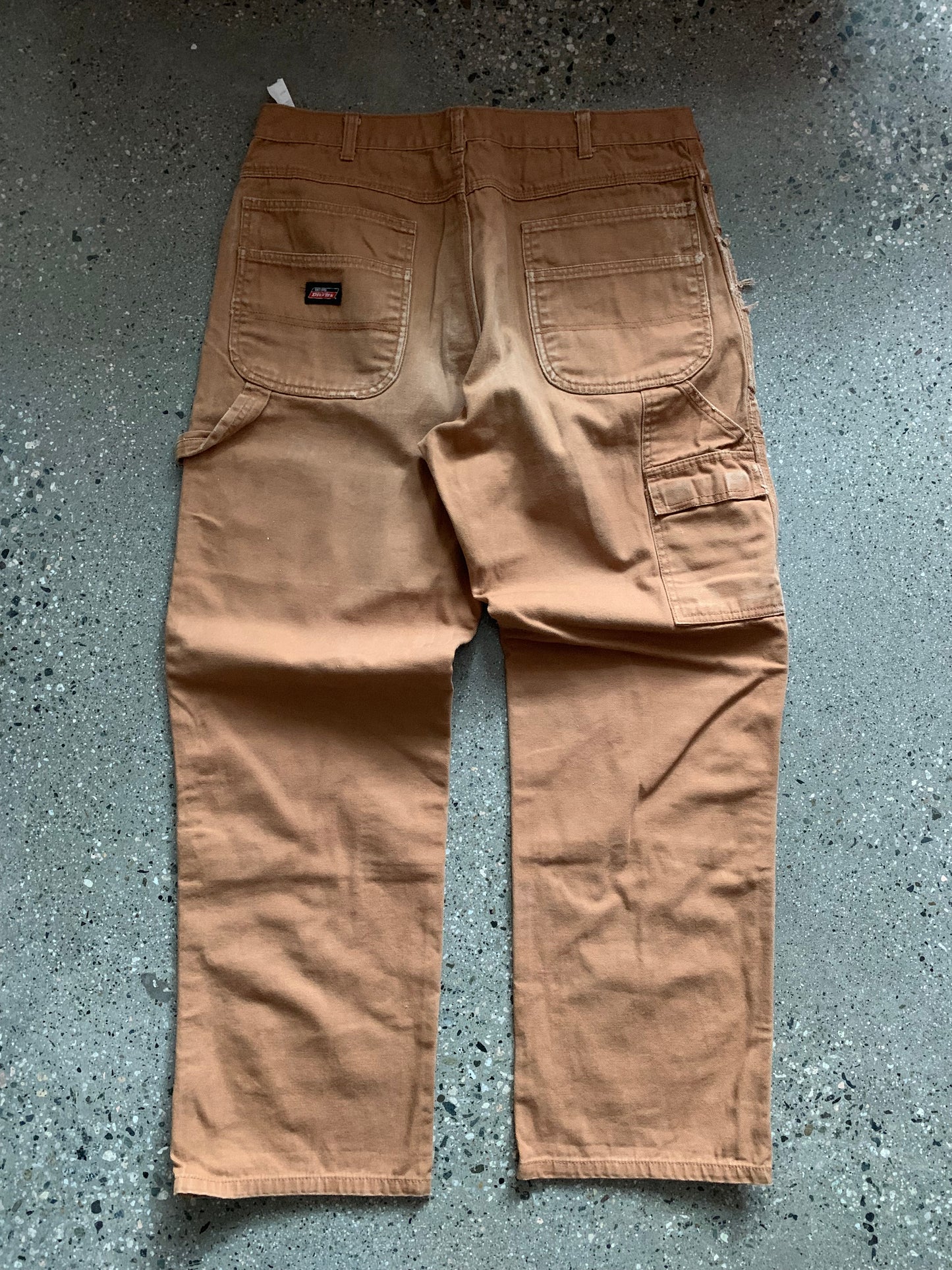 (38”) Distressed Sunfaded Dickies Doubleknees