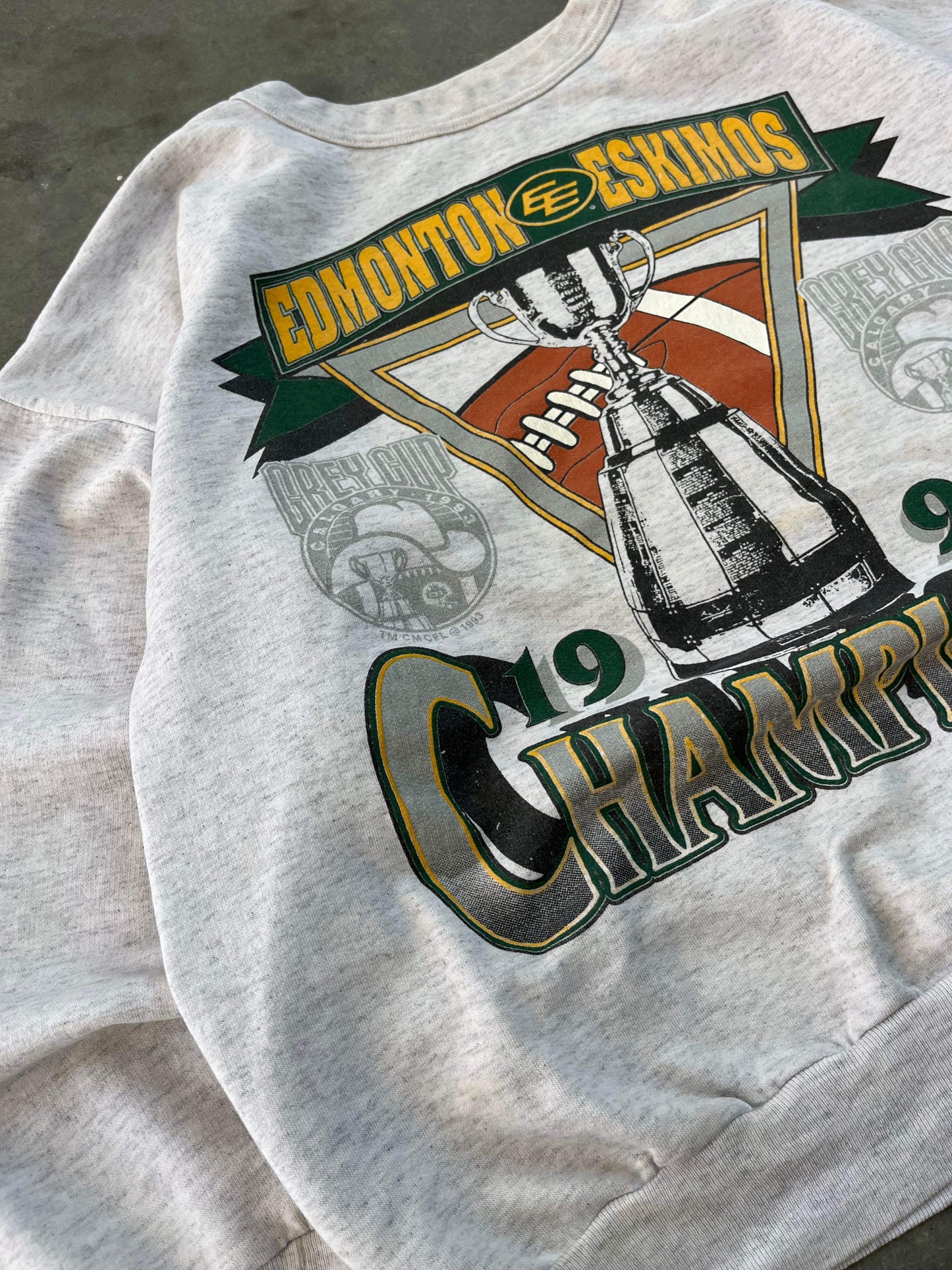 (M) 1993 Edmonton Eskimos Grey Cup Champs Crew