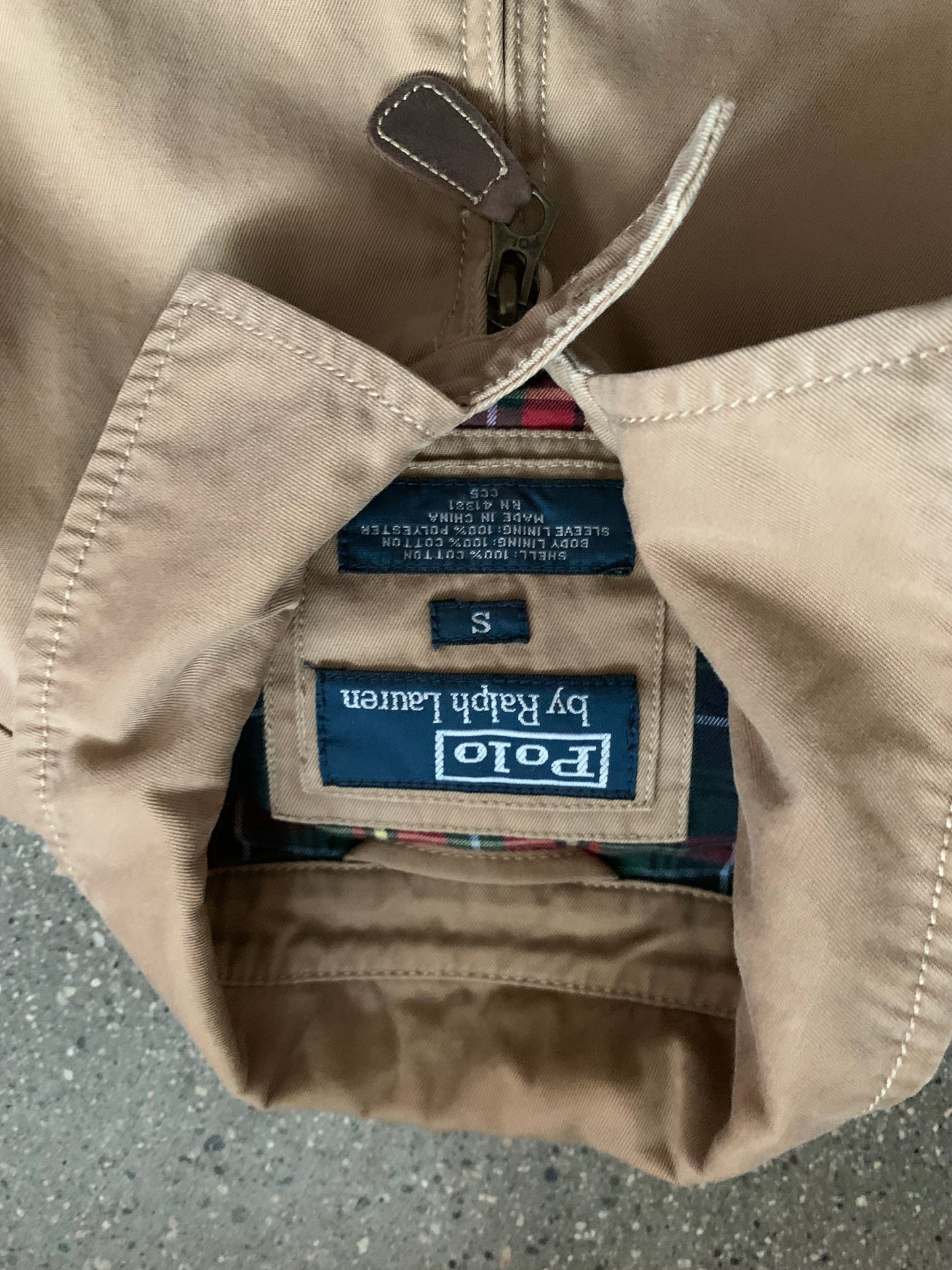 (S) Polo Harrington Jacket