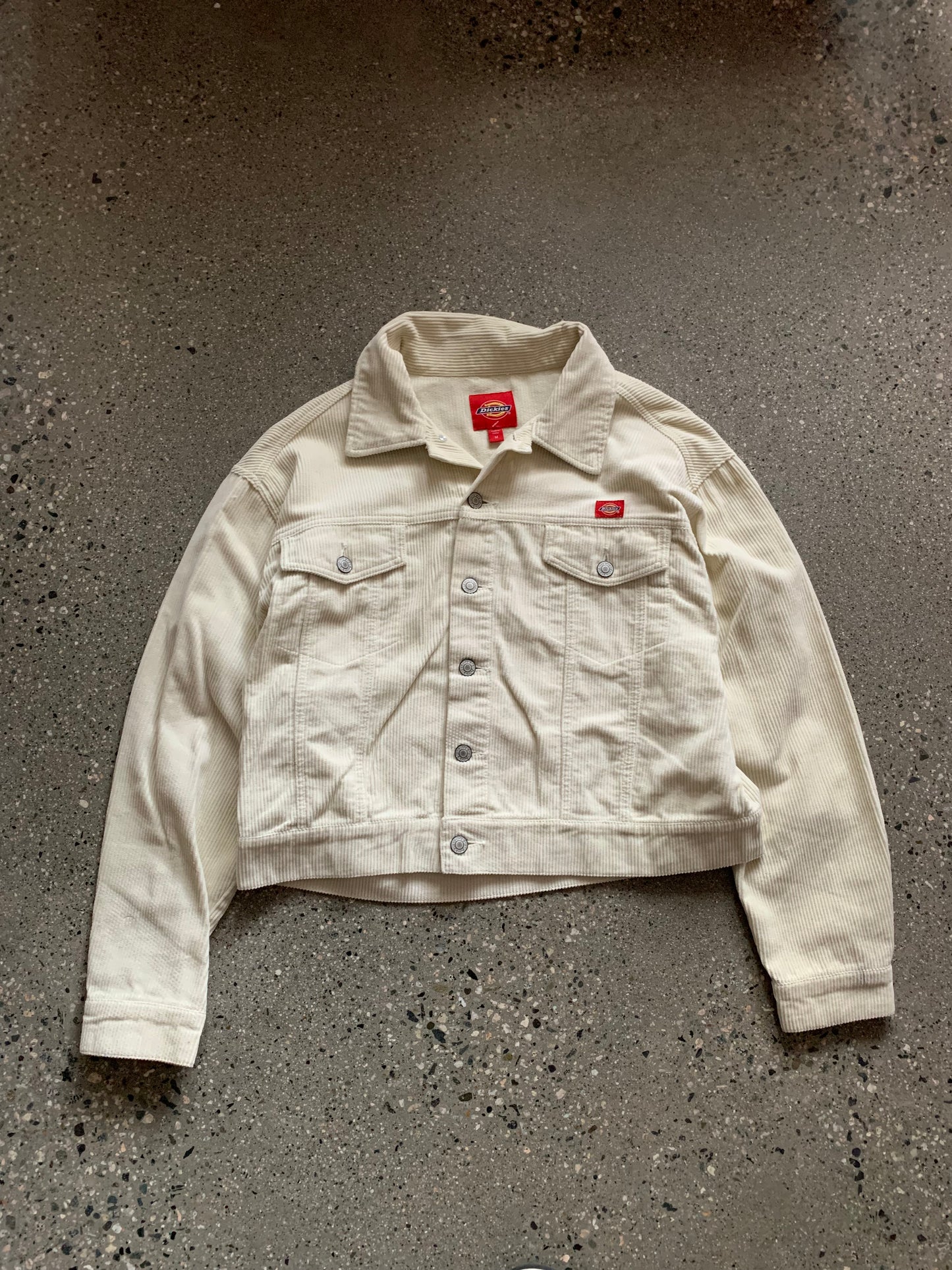 (Womens M) Dickies Corduroy Cropped Jacket