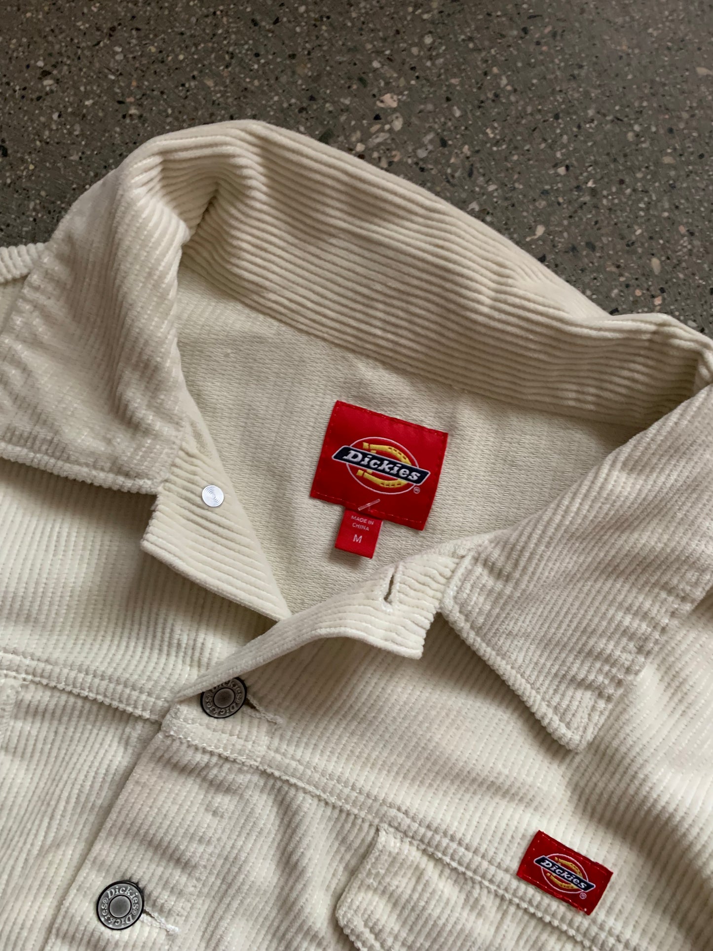 (Womens M) Dickies Corduroy Cropped Jacket