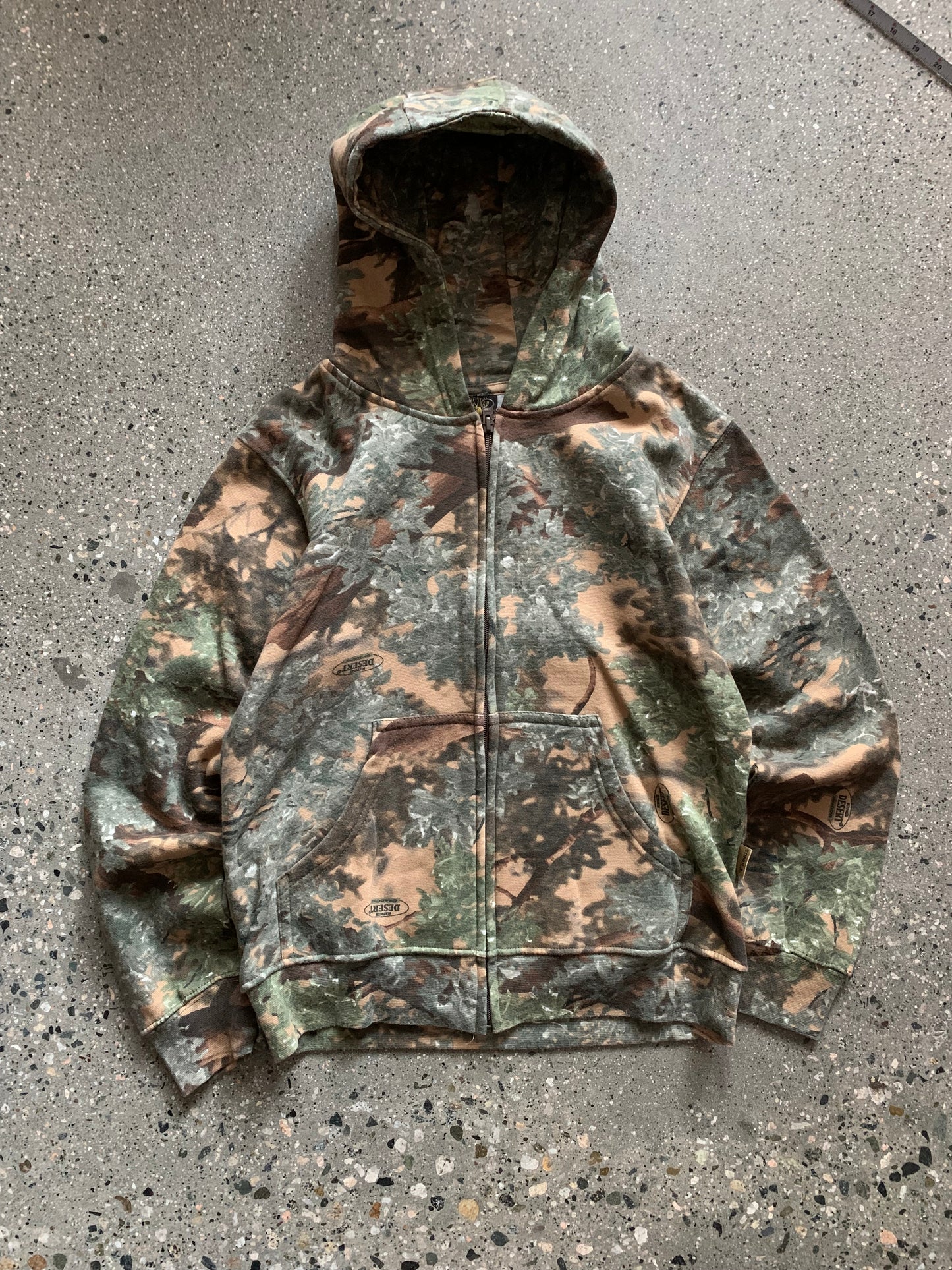 (XS) Real Tree Zip Up Hoodie