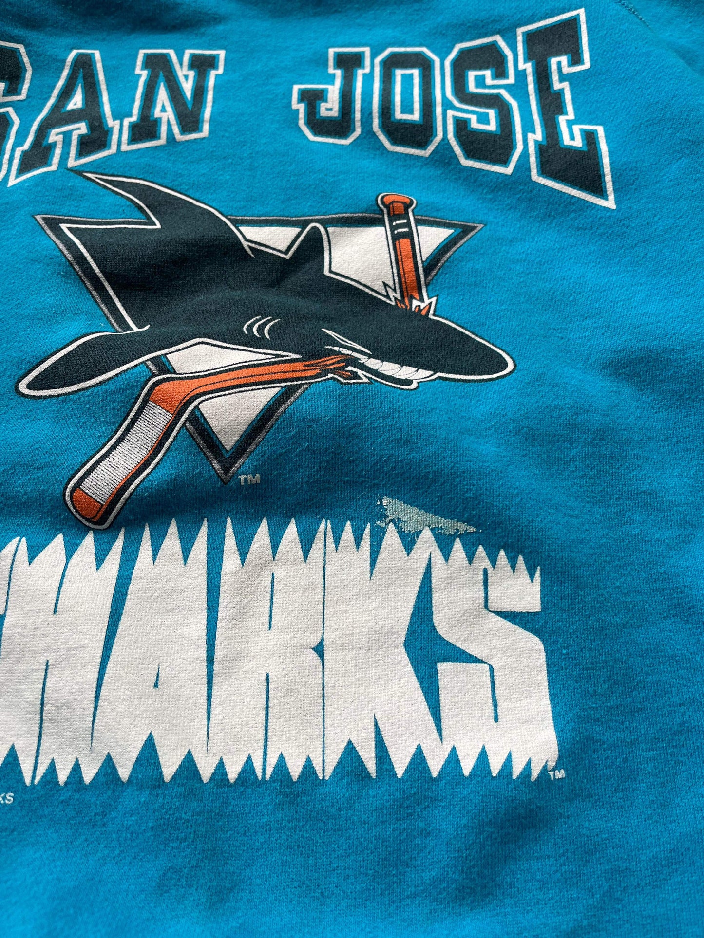 (M/L) 1991 San Jose Sharks Crewneck