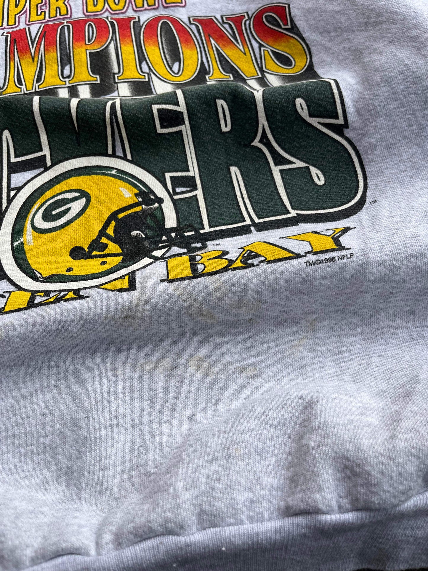 (XL/2X) 1996 GB Packers SB champs Crew