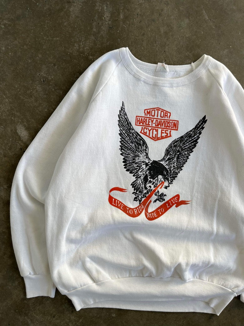 (L) 90’s Harley Davidson Crewneck