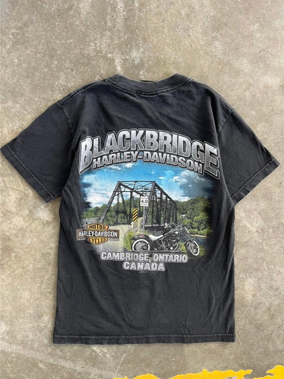 (XS/S) Harley Davidson Ride Canada Tee