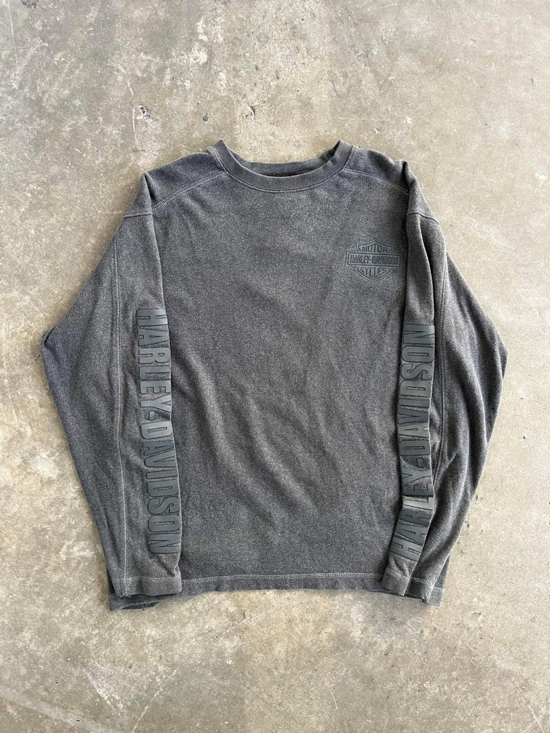 (M/L) Harley Davidson Light Crewneck