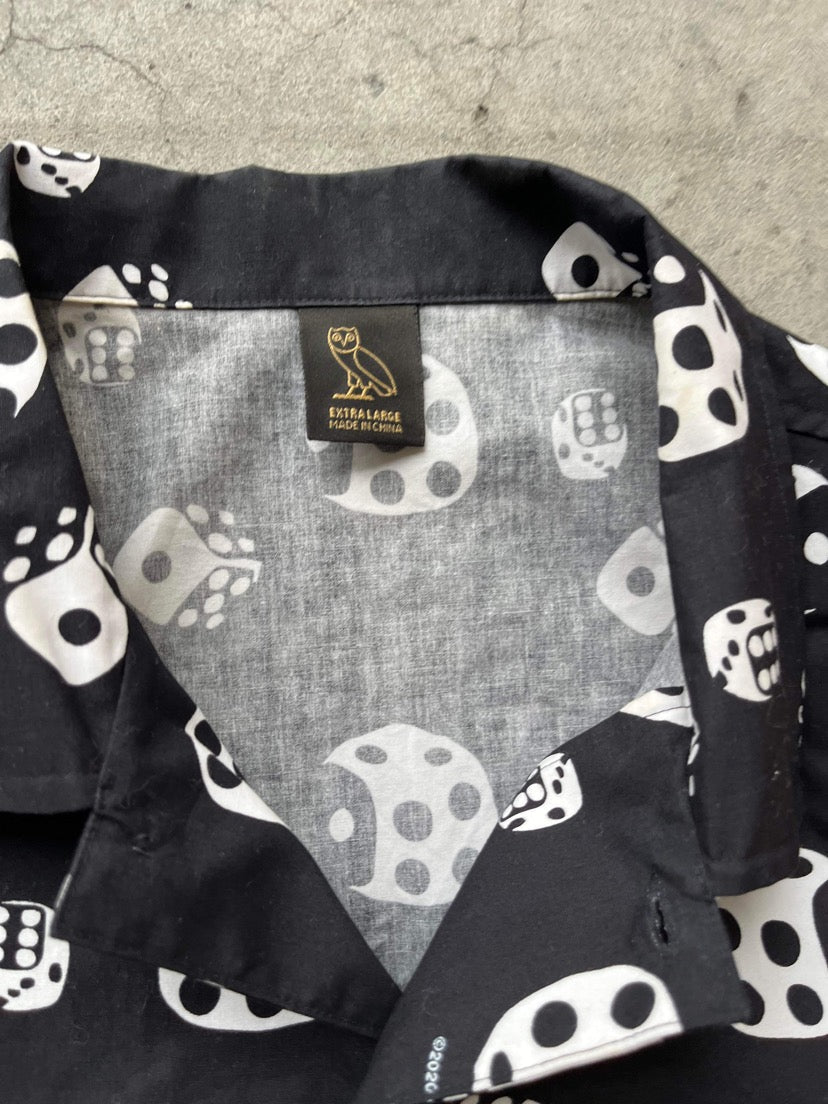 (XL/2X) OVO Dice Button Up Tee