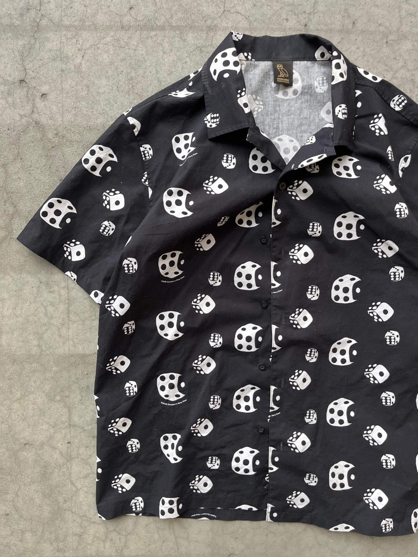 (XL/2X) OVO Dice Button Up Tee