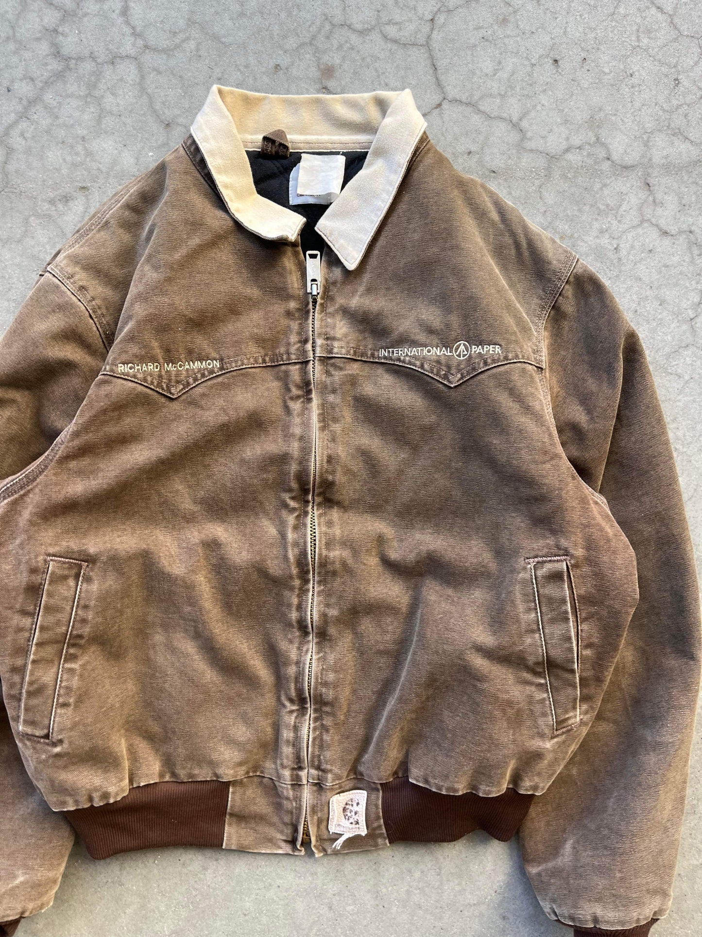 (XL) Sunfaded Brown Carhartt Santa Fe Jkt