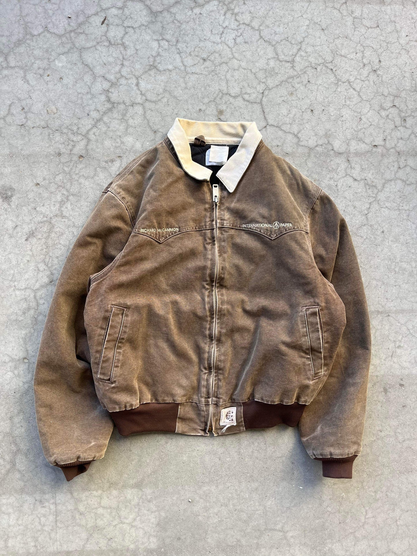 (XL) Sunfaded Brown Carhartt Santa Fe Jkt