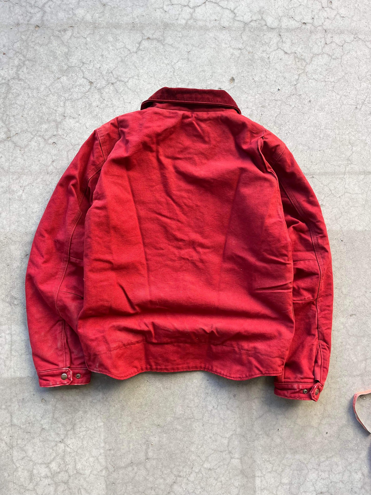 (M/L) Red Carhartt Detroit Jacket