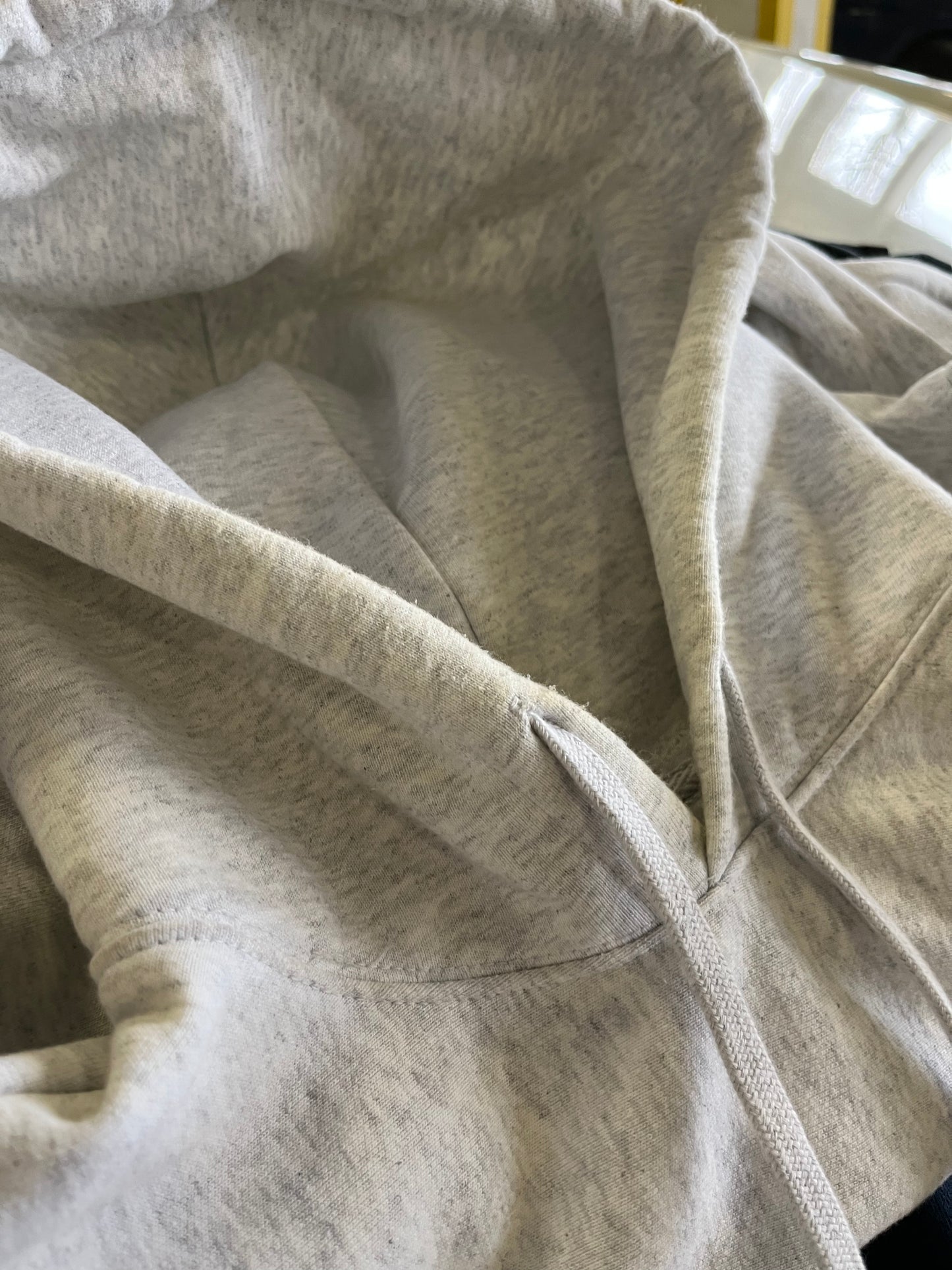 Stüssy Spell out Tonal Grey/White Hoodie