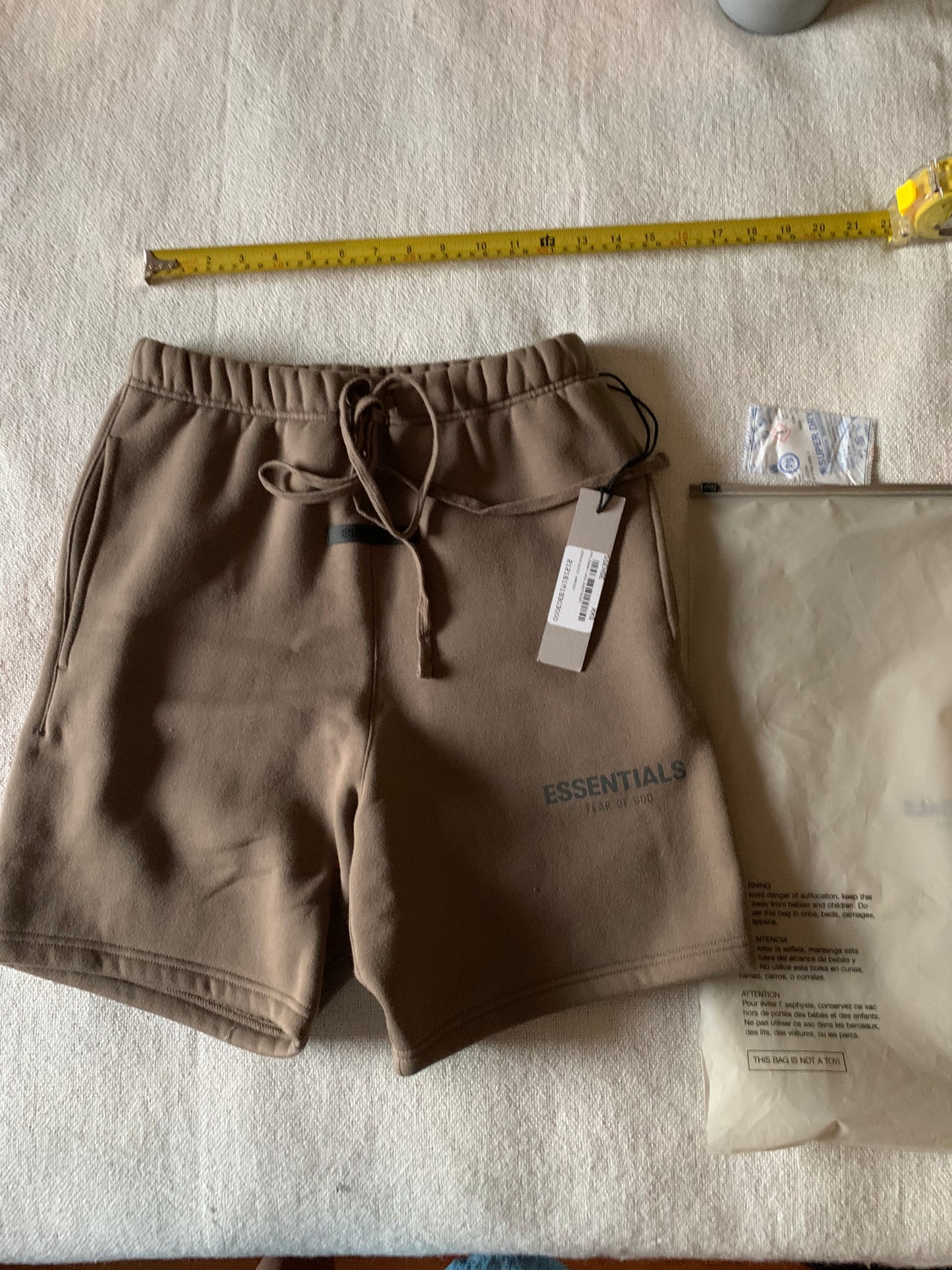 (XS) Harvest Brown Essential Shorts Brand new