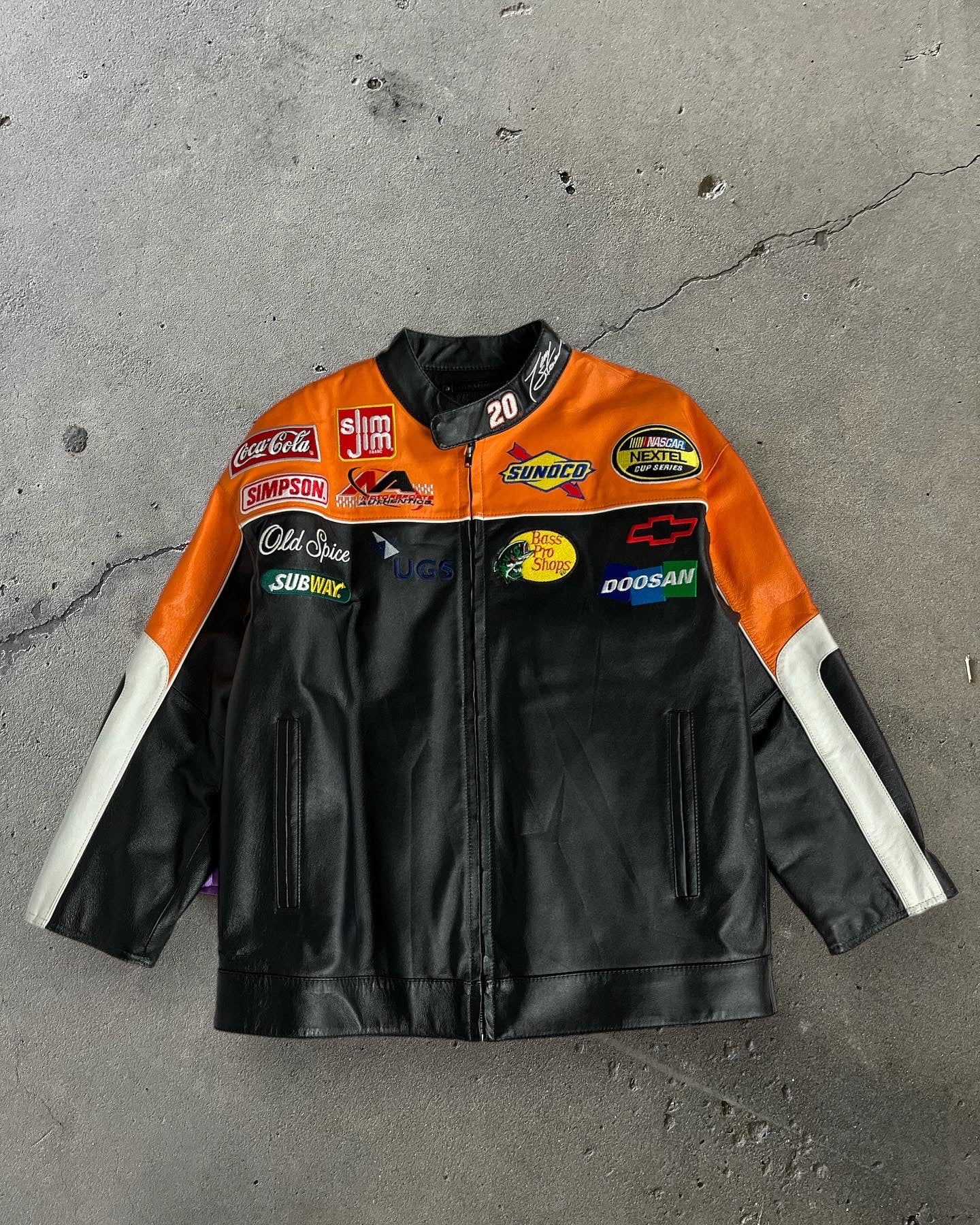 90s Home Depot Racing Full Leather